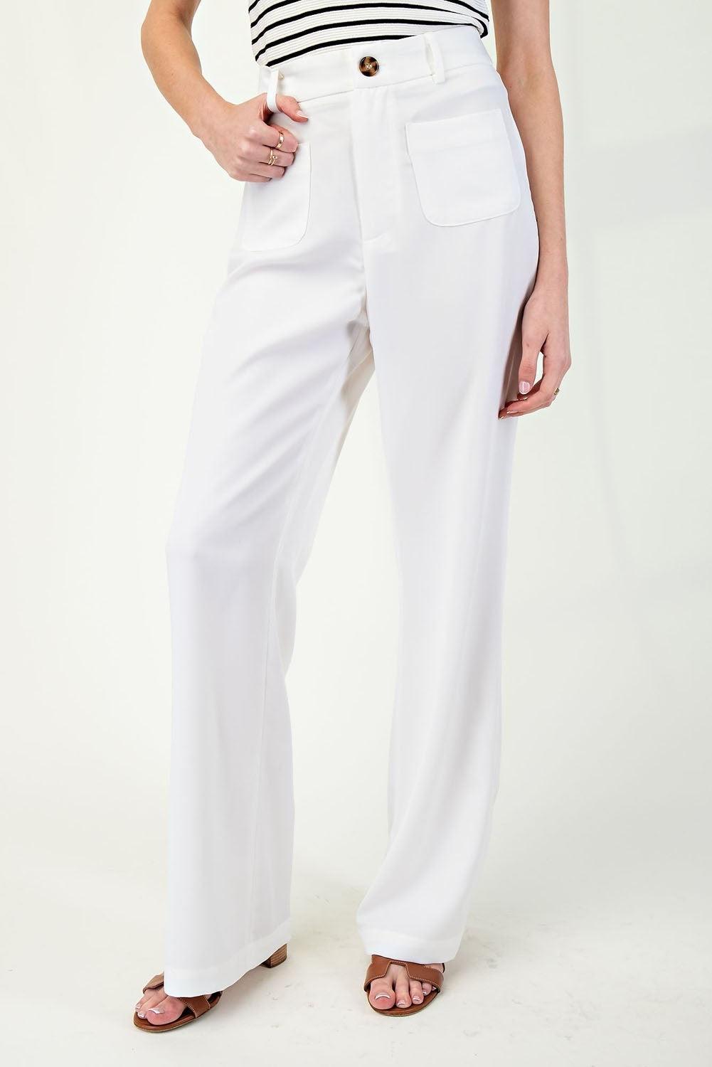 The Sabrina Straight Leg Pant, 2 Colors (Small-Large) Product Image