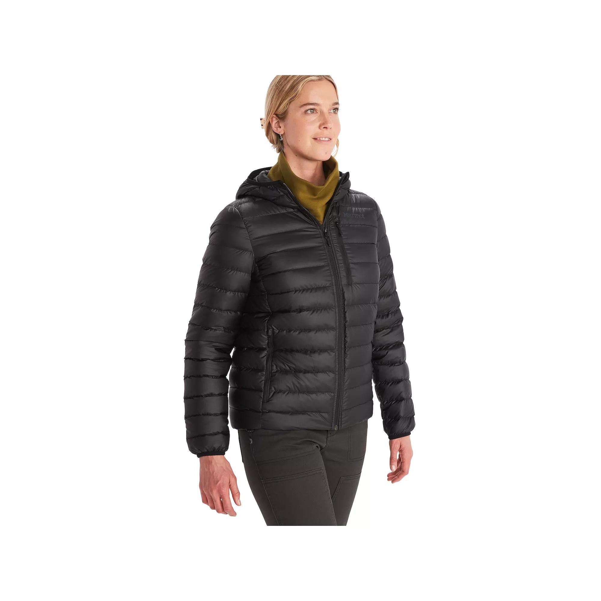 Women's Marmot Highlander Down Jacket, Size: Small, Black Product Image