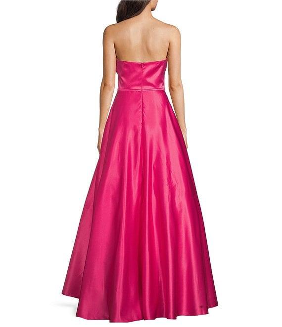 Mac Duggal Bow Front Strapless Ball Gown Product Image