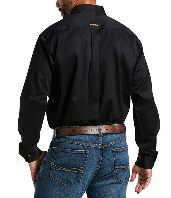 Ariat Big & Tall Solid Twill Long-Sleeve Woven Shirt Product Image