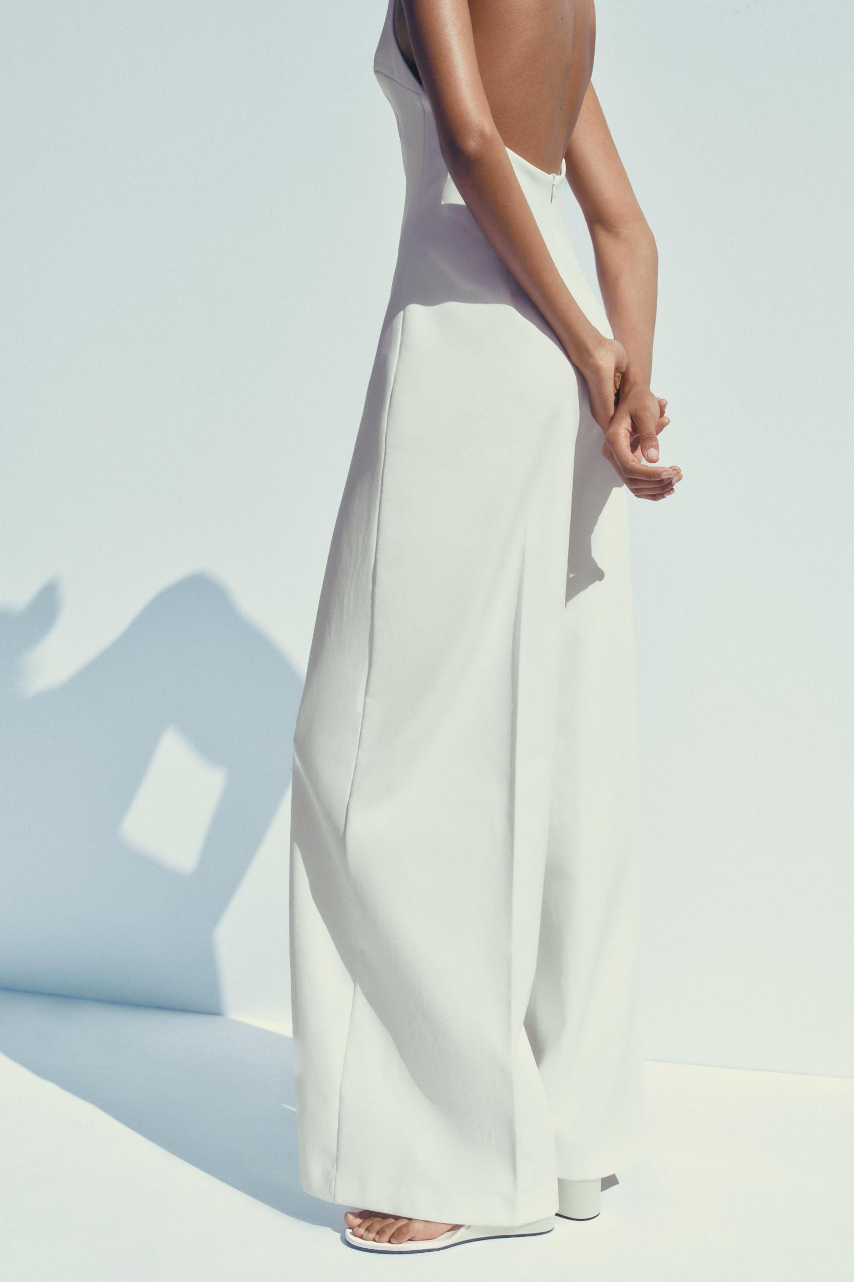 OPEN BACK LONG JUMPSUIT Product Image