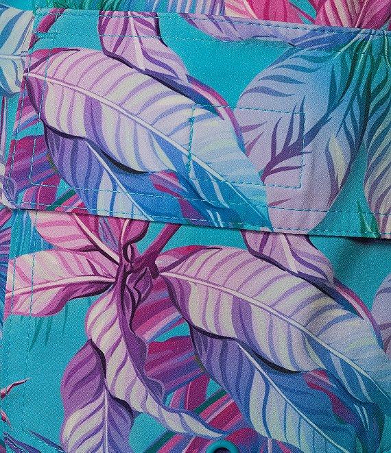 Caribbean Neon Pineapples 6#double; Swim Trunks Product Image