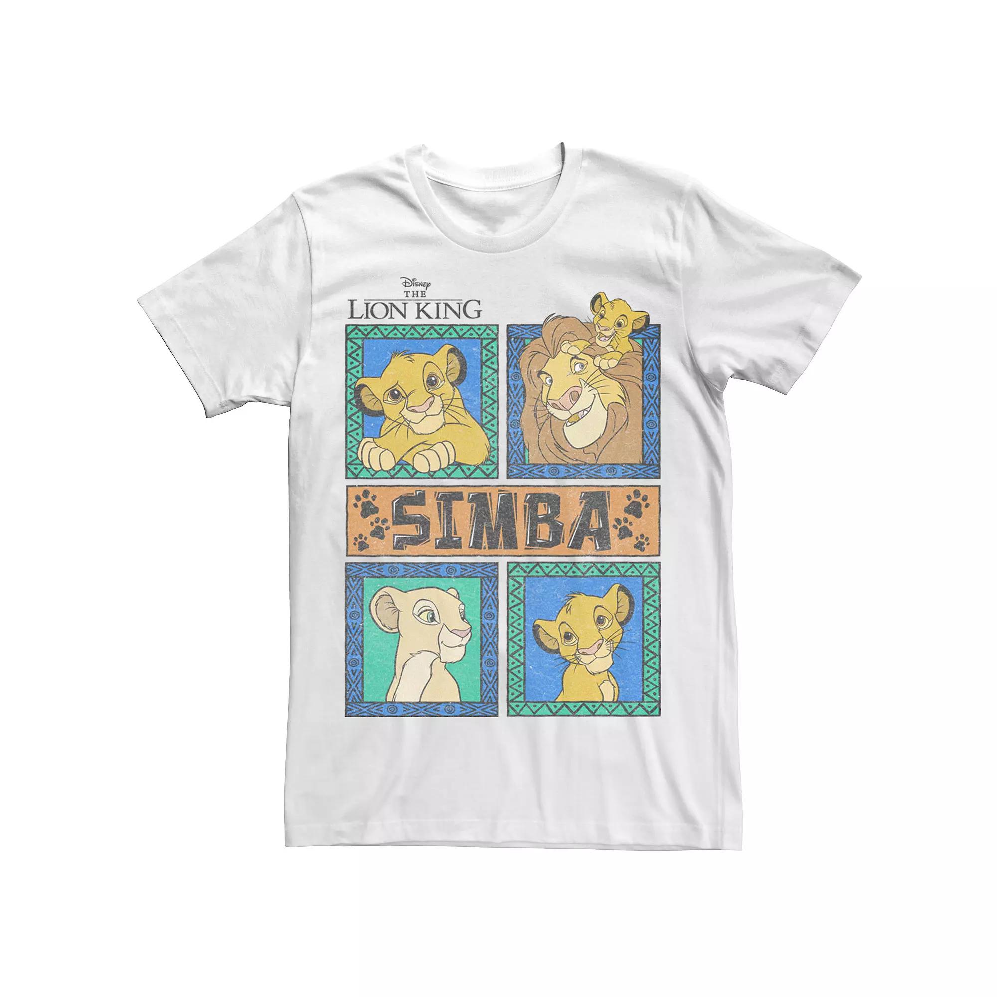 Big & Talll Lion King Simbafied Lion Tee, Men's,  Product Image