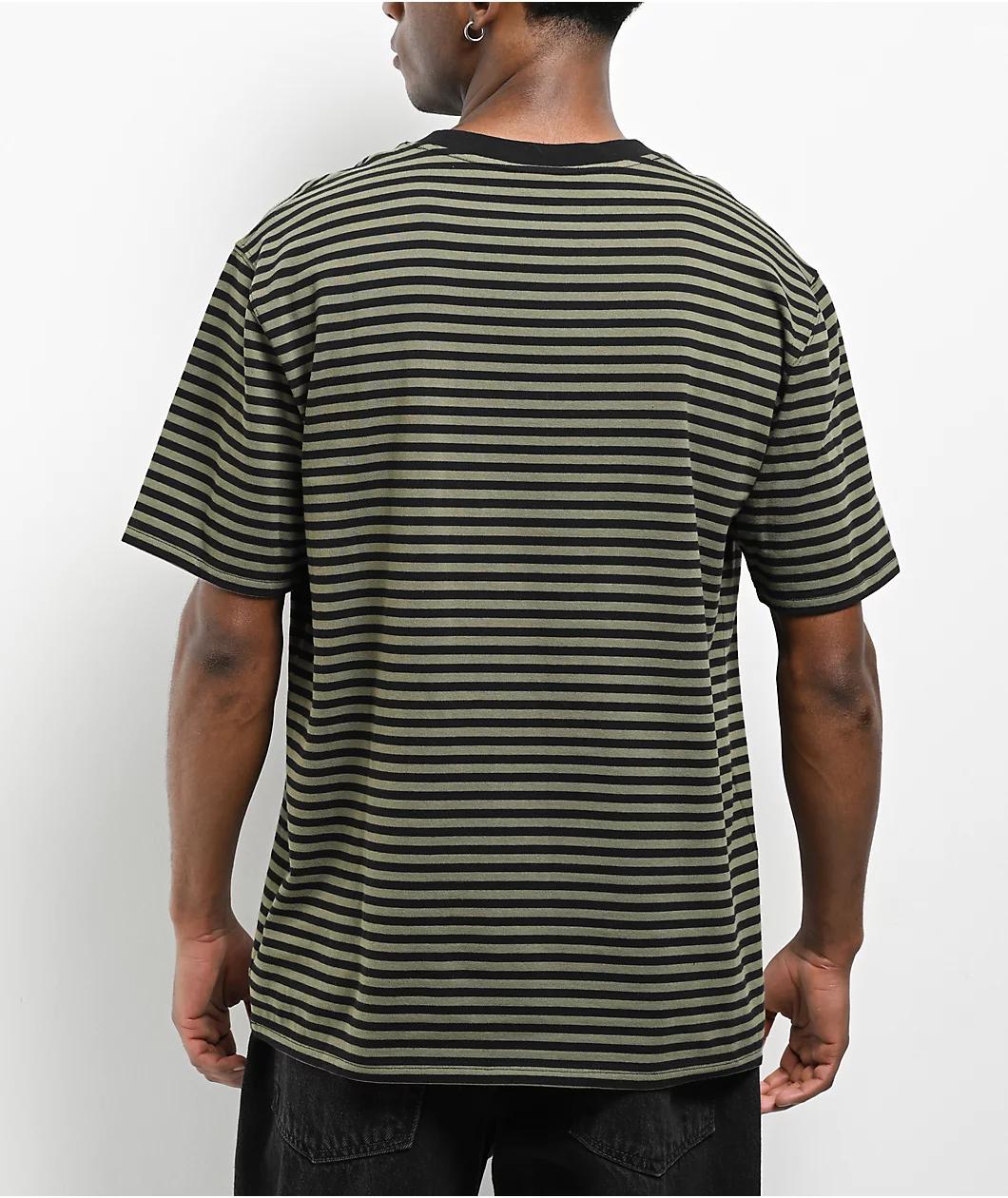 Empyre Rickie Green & Black Knit T-Shirt Product Image