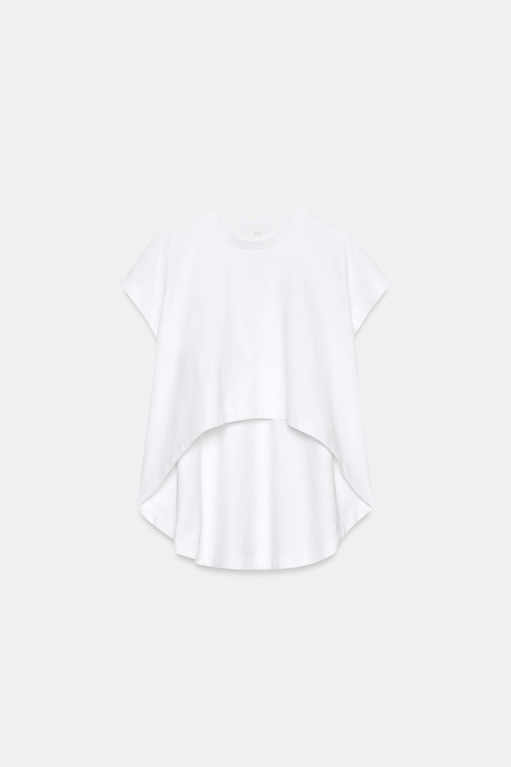 ASYMMETRIC SHORT SLEEVE T-SHIRT Product Image