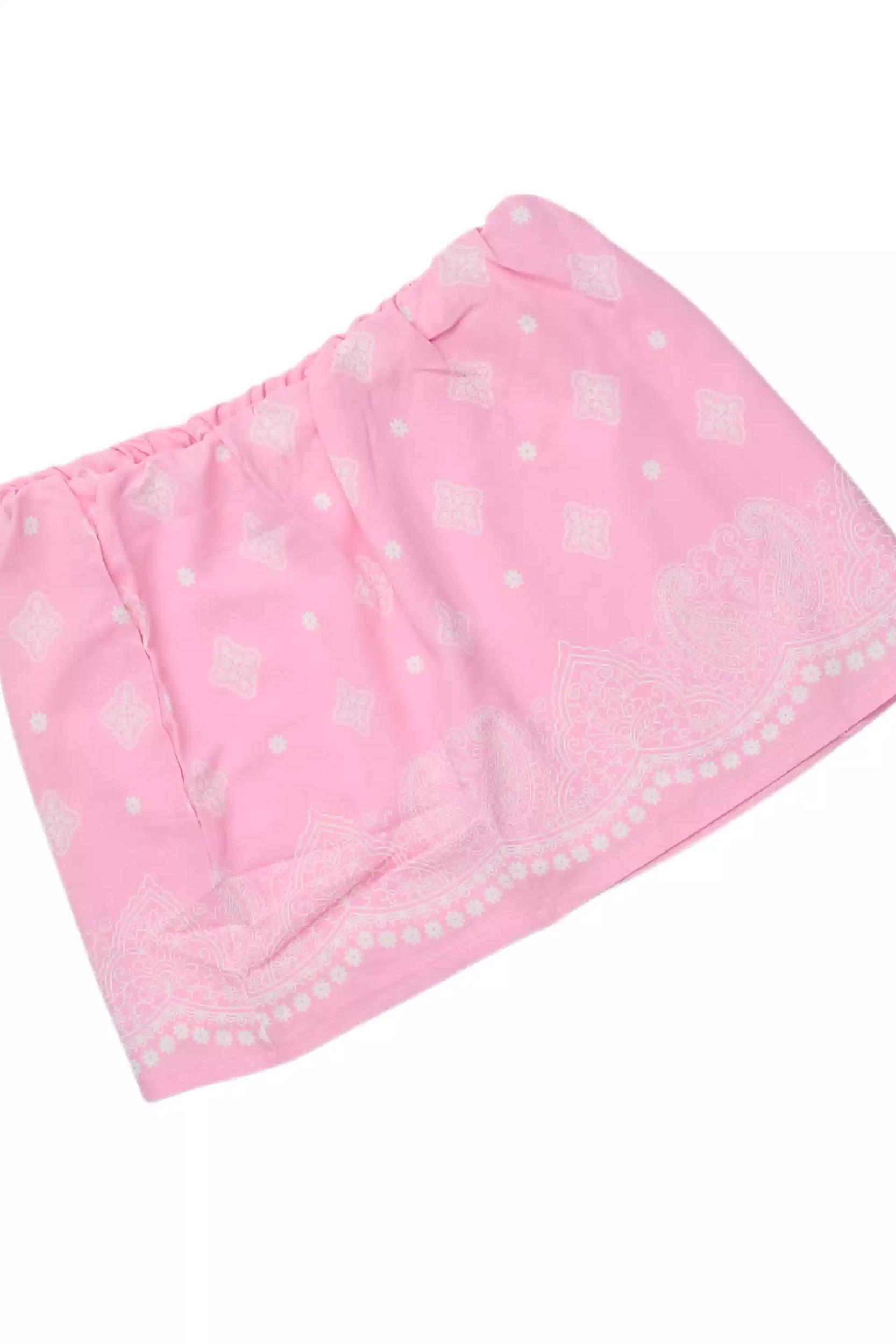 Jakarri Pink Skirt Set Female Product Image