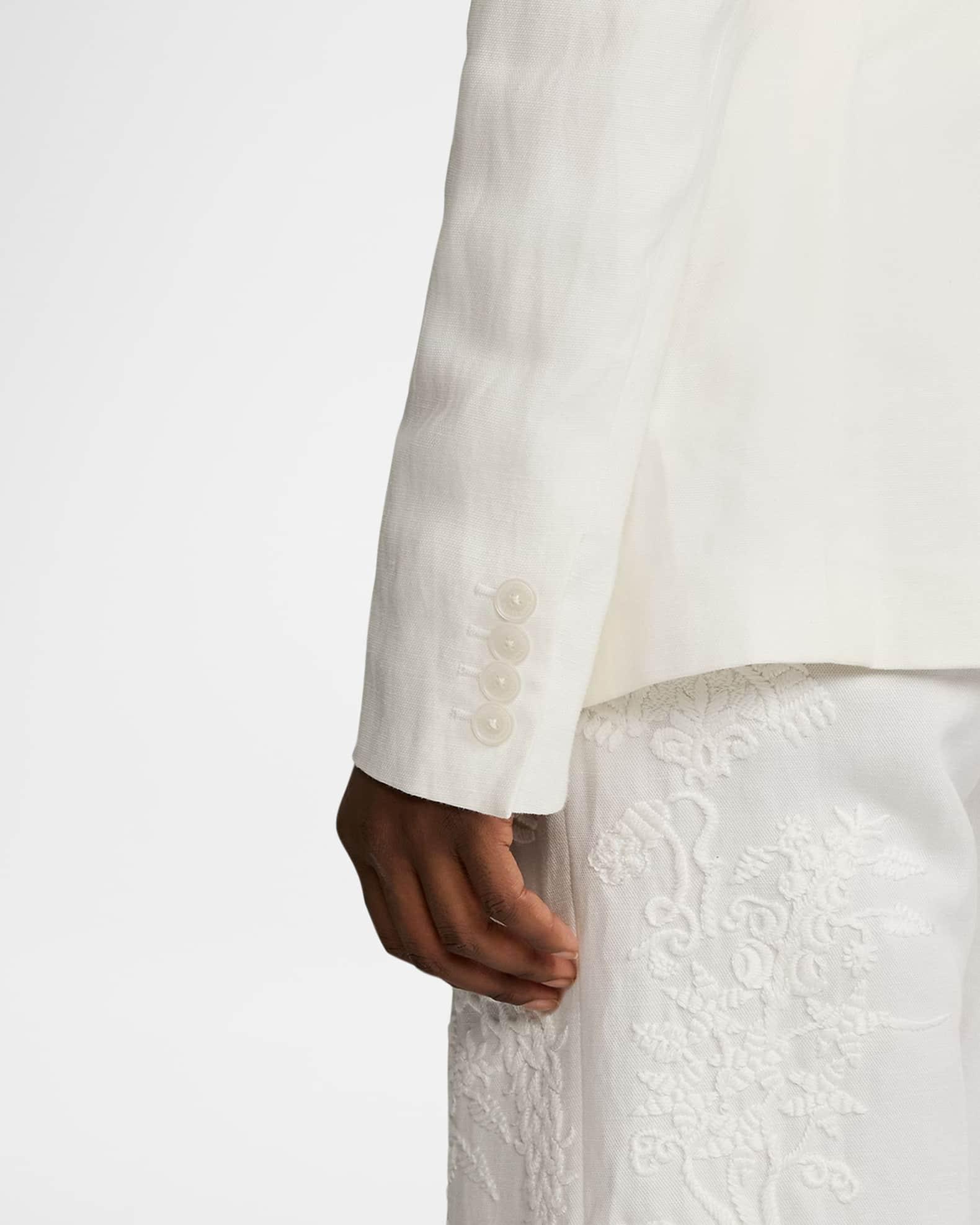 Collen Embroidered Double-Breasted Jacket Product Image