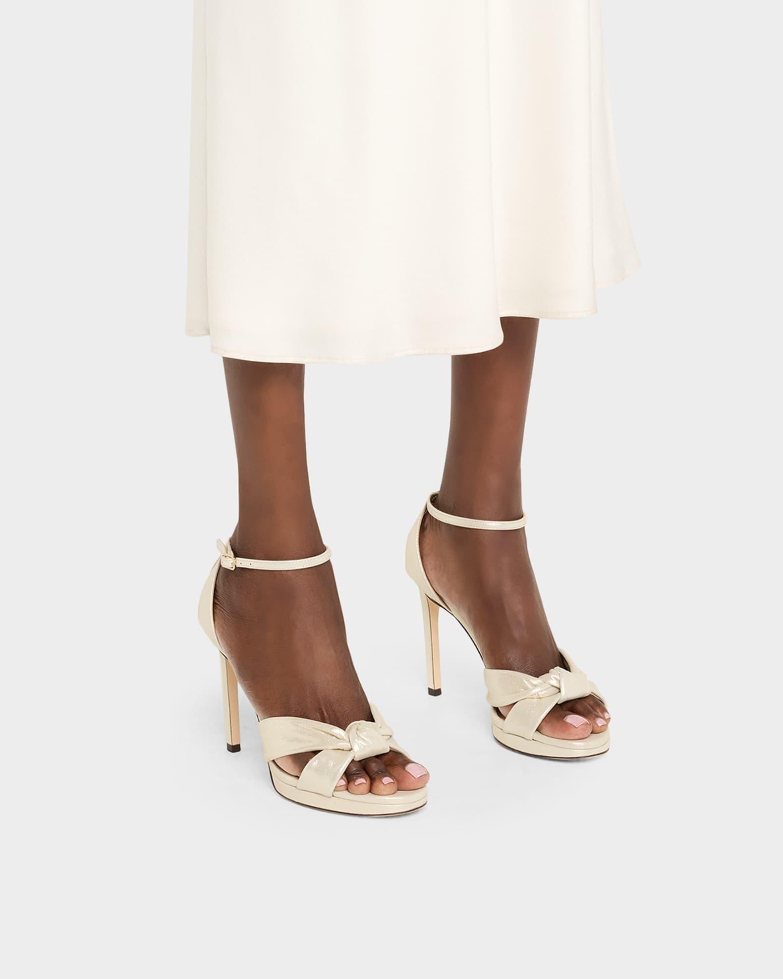 Rosie 100 Shimmer Suede Sandals Product Image