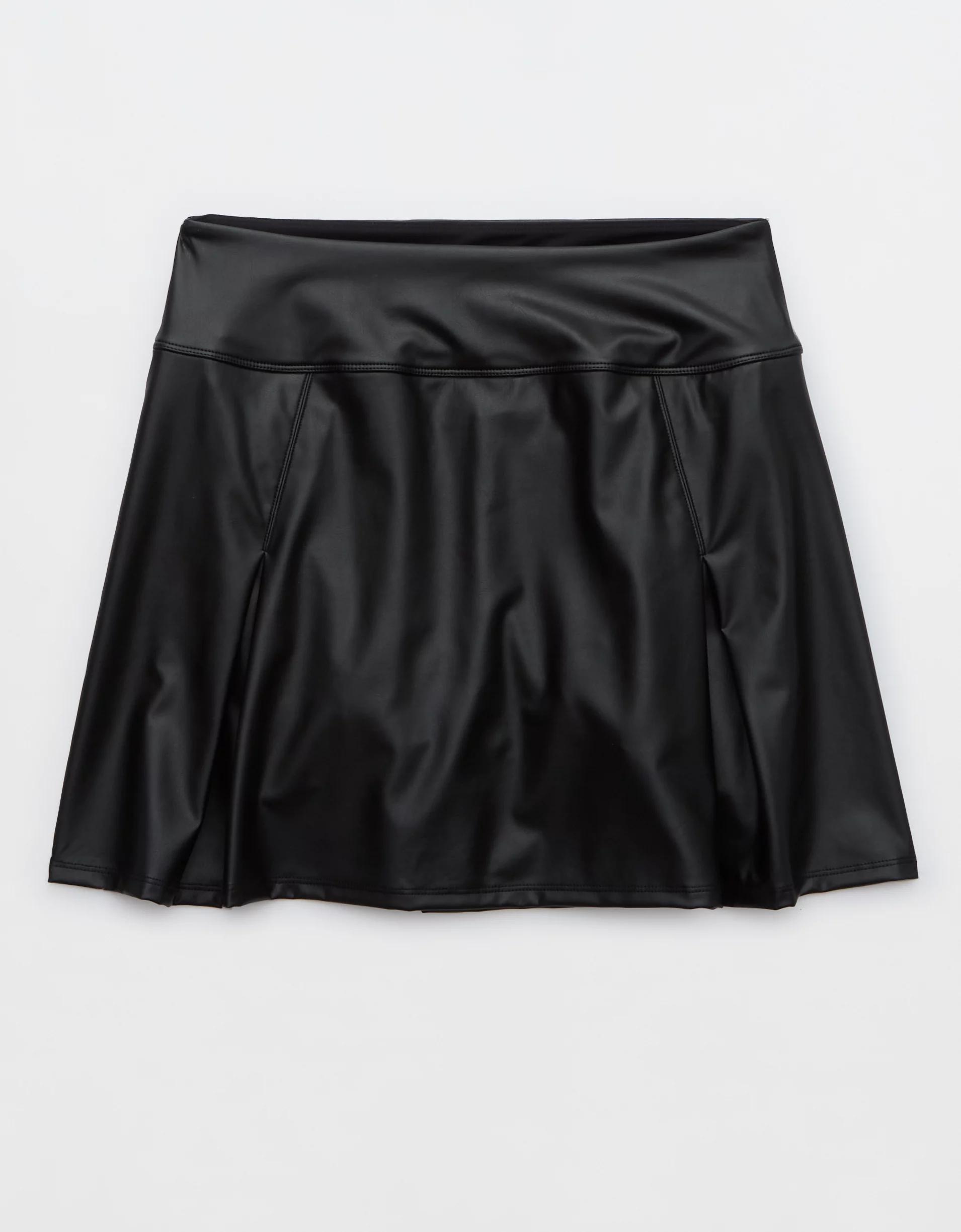 OFFLINE By Aerie Real Luxe Faux Leather Mini Skirt Product Image