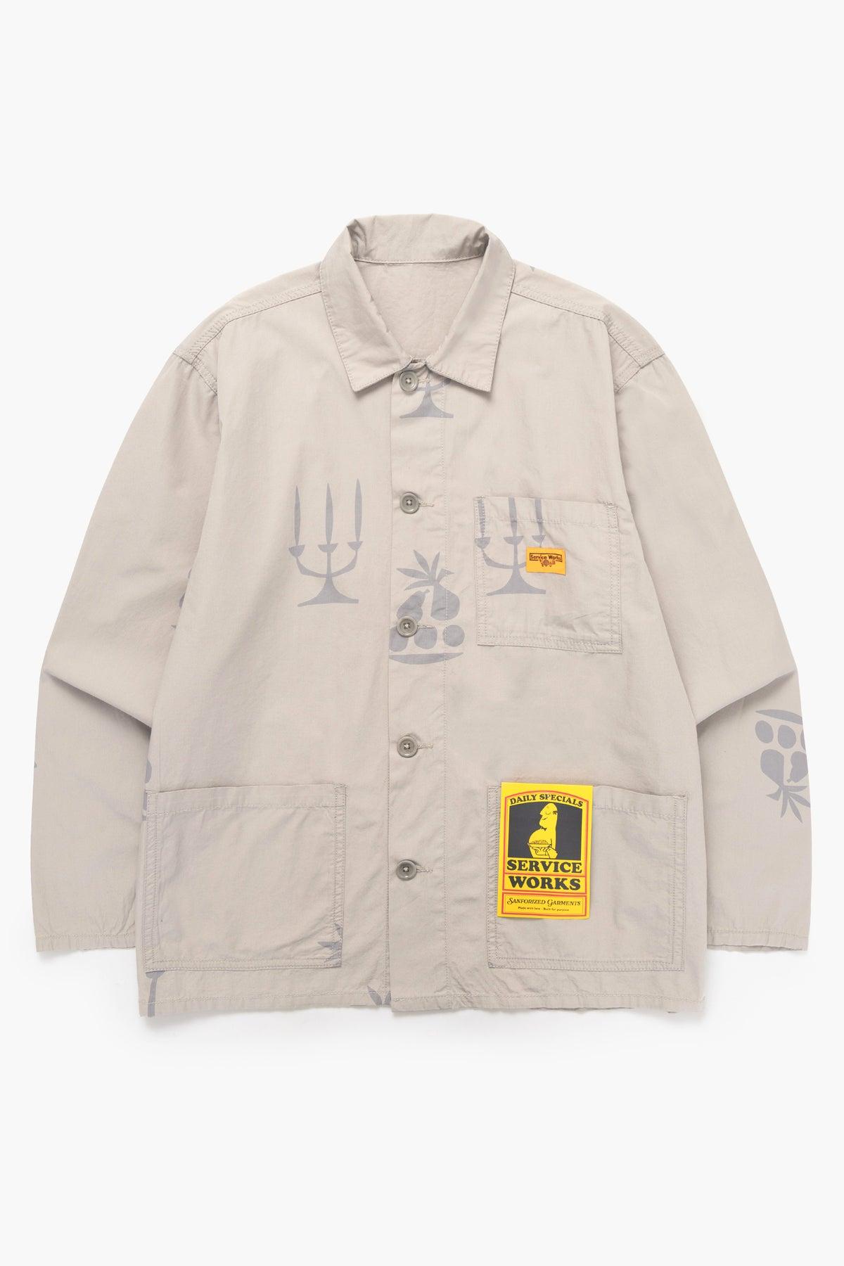 Nourish Printed Chore Shirt - Stone Product Image