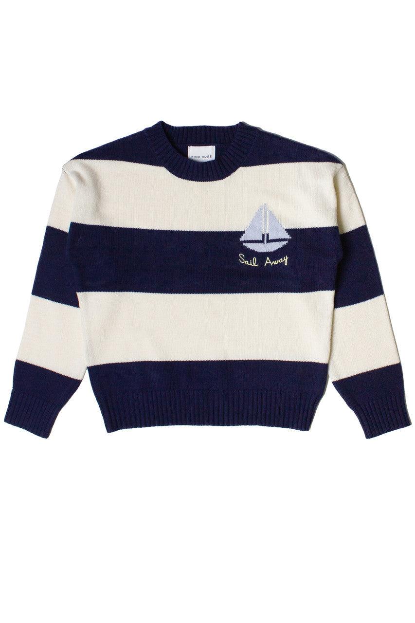 Sail Away Striped Sweater Product Image