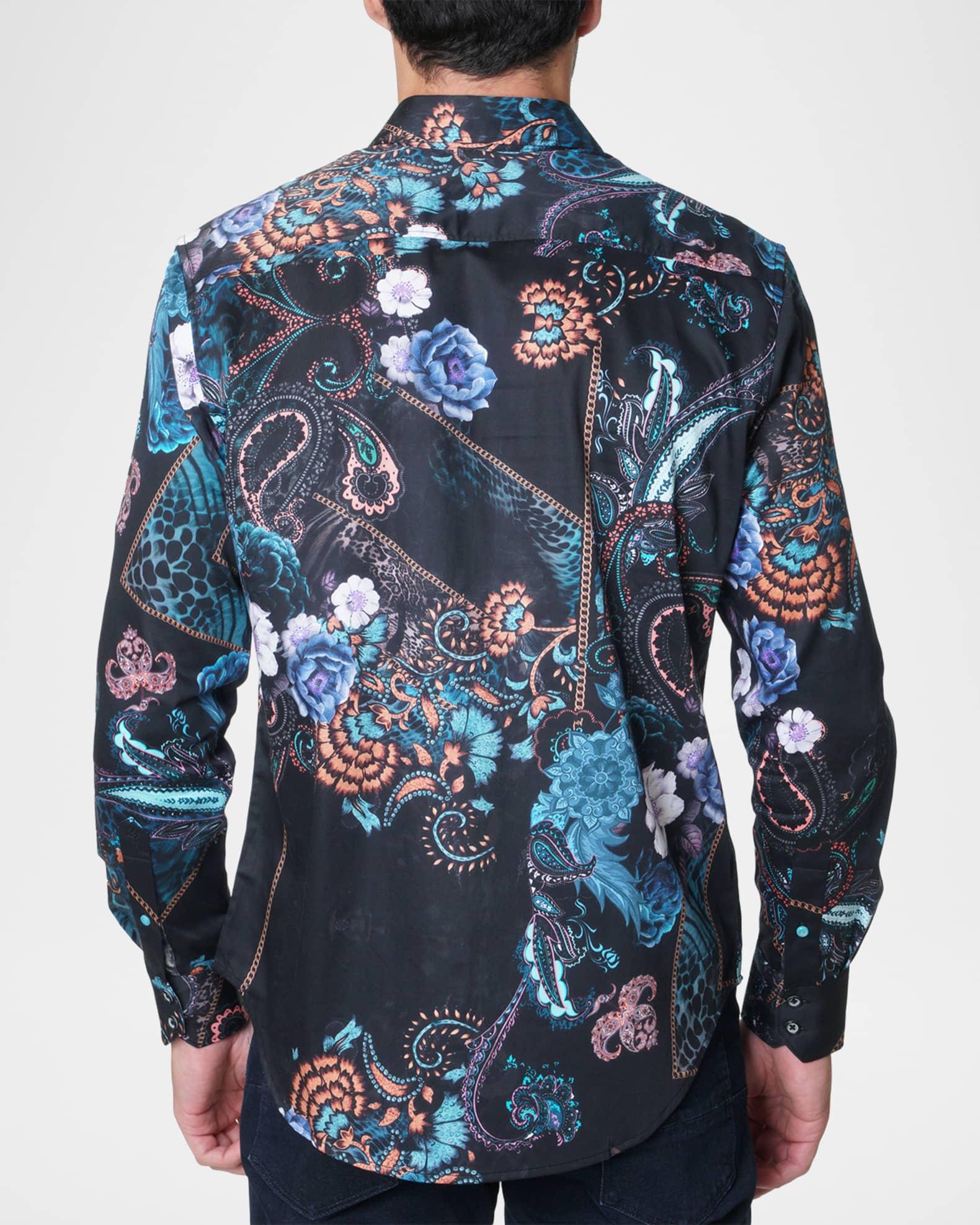 Mens Paisley-Print Sport Shirt Product Image