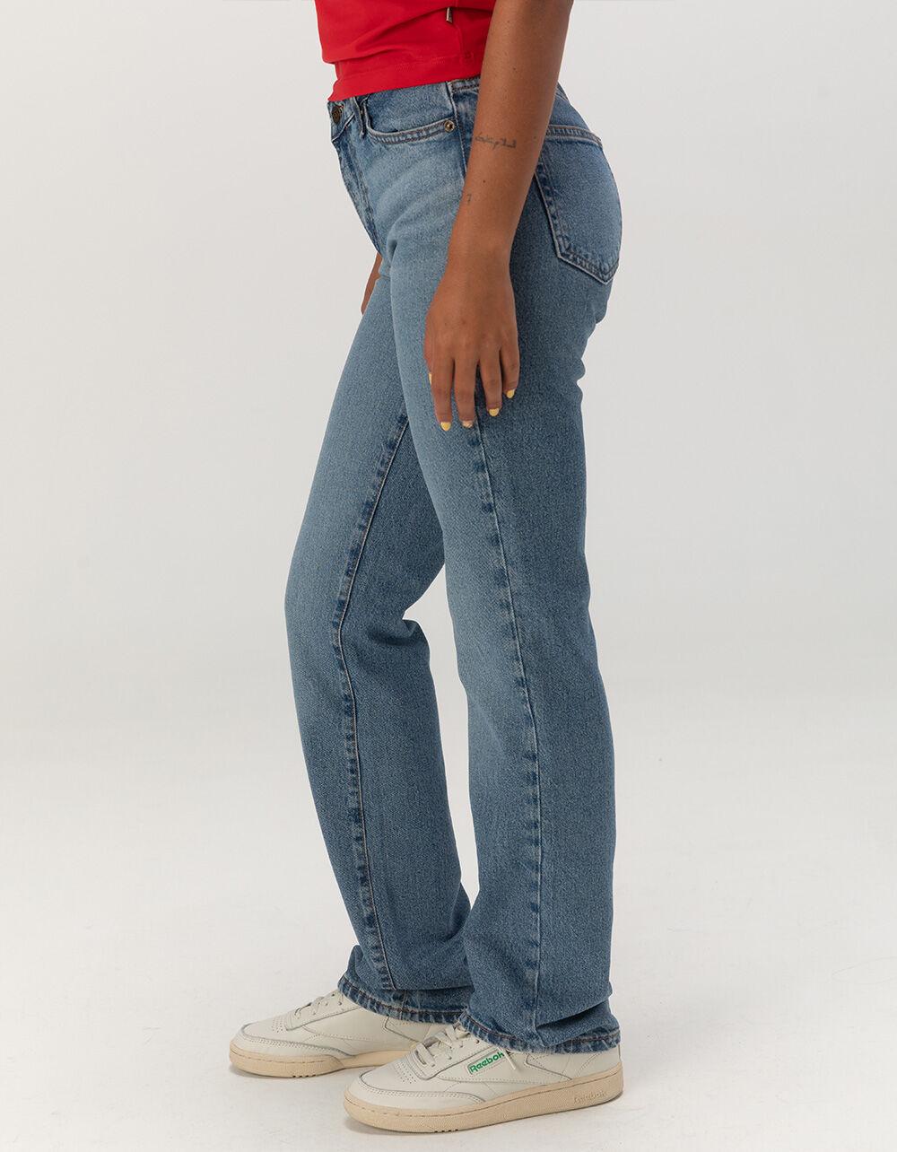 GUESS JEANS G08 Mid Rise Straight Womens Jeans - DENIM Product Image