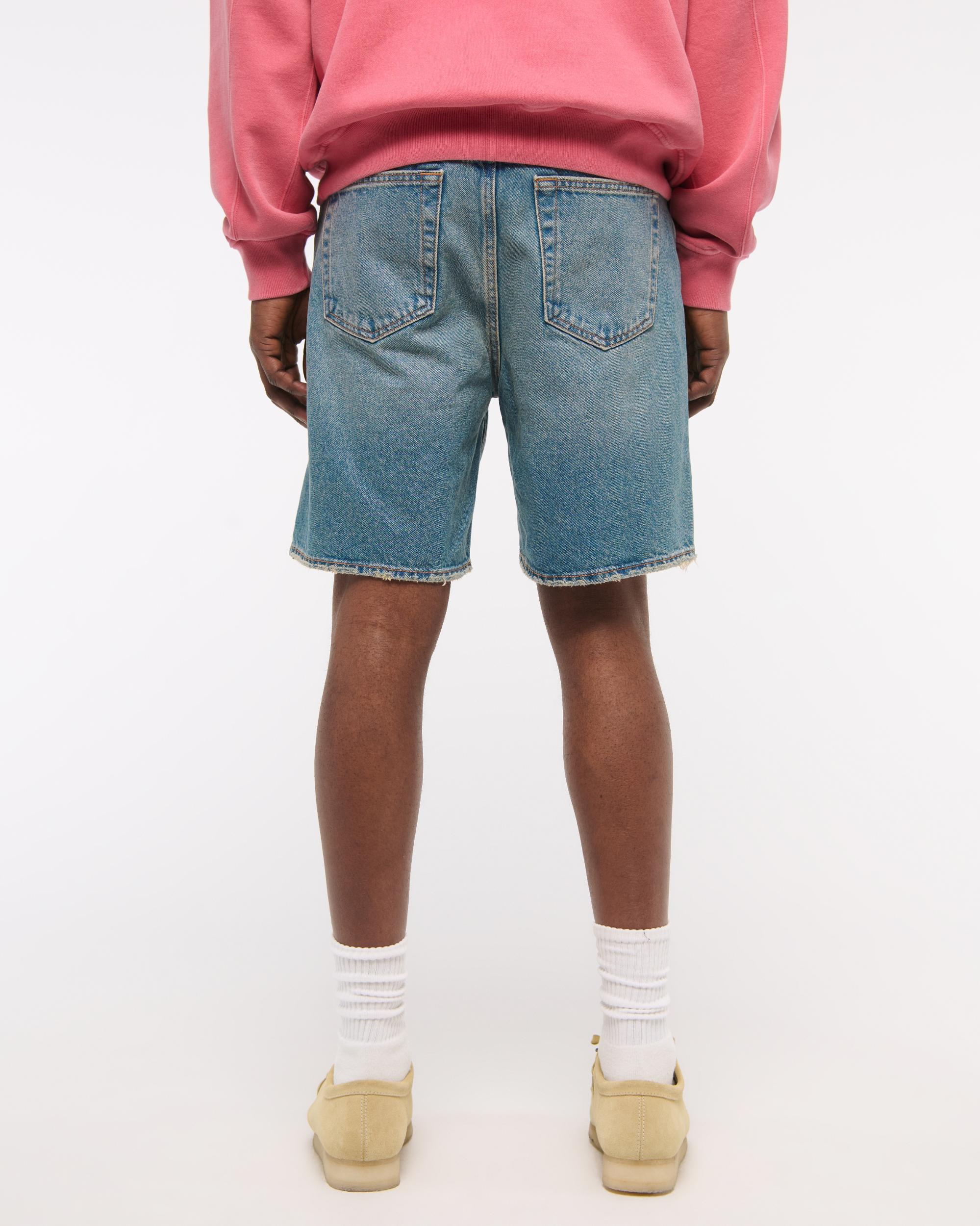 Loose Denim Short Product Image