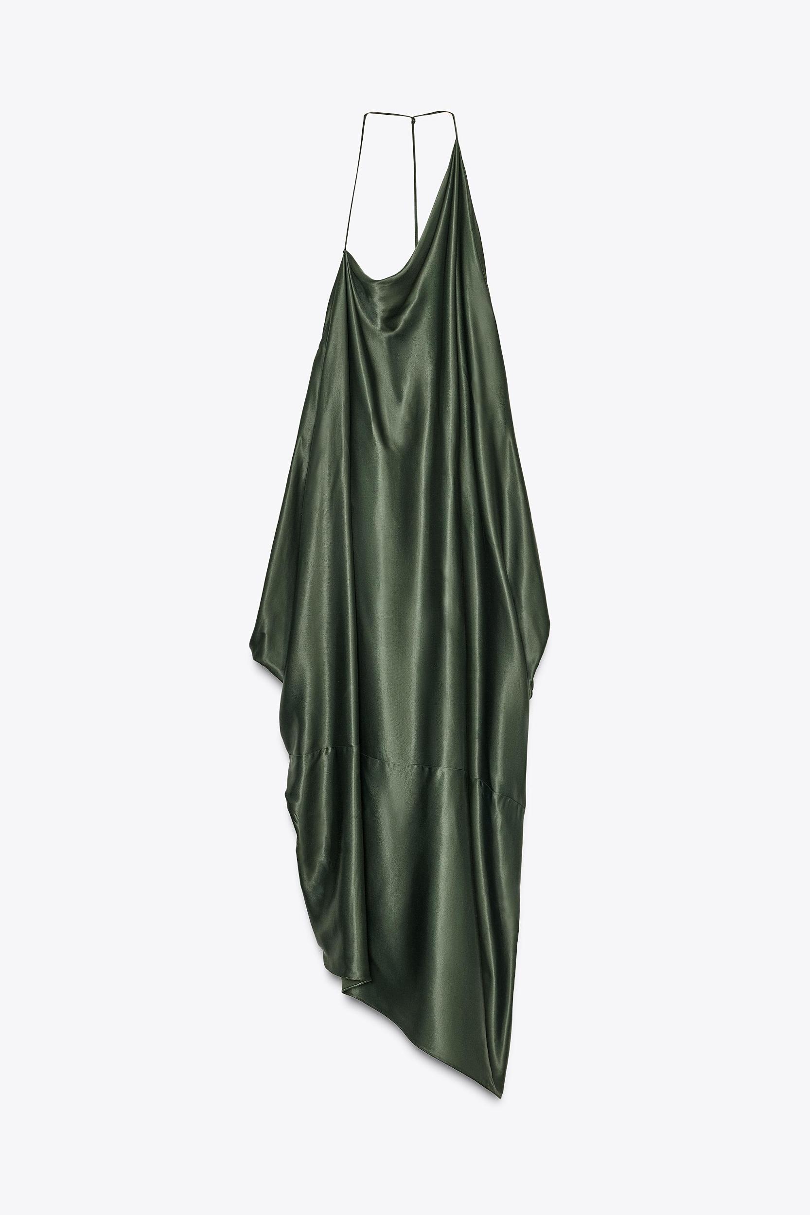 ZW COLLECTION ASYMMETRIC SATIN DRESS Product Image