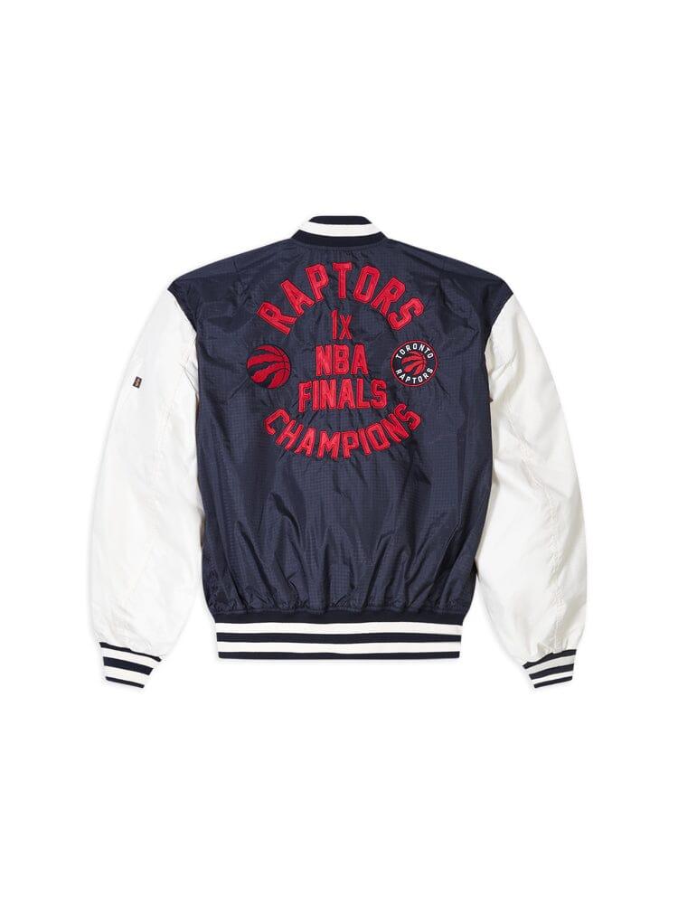 TORONTO RAPTORS X ALPHA X NEW ERA L-2B BOMBER JACKET Unisex Product Image