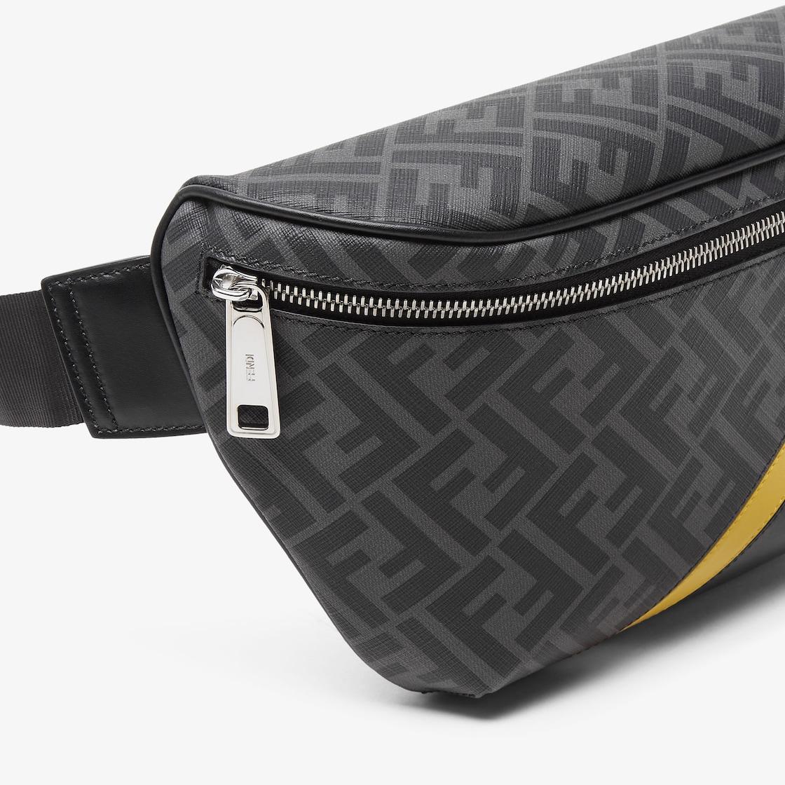 Fendi Diagonal Belt BagGray fabric belt bag Product Image