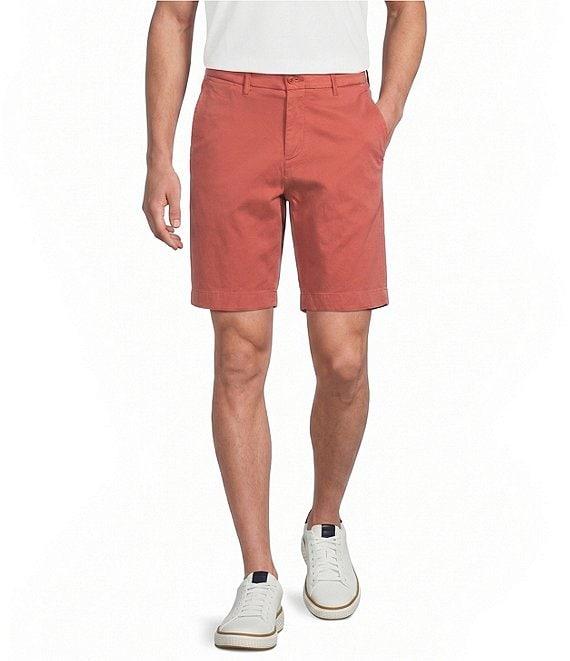 Cremieux Blue Label Madison Flat Front Garment Dyed 8#double; Inseam Shorts Product Image