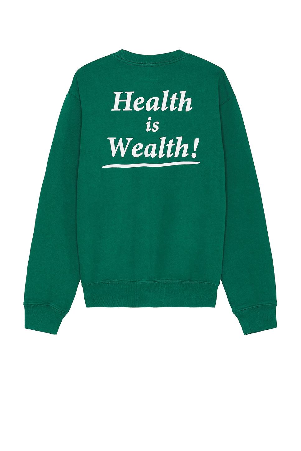 Health Is Wealth Crewneck Product Image
