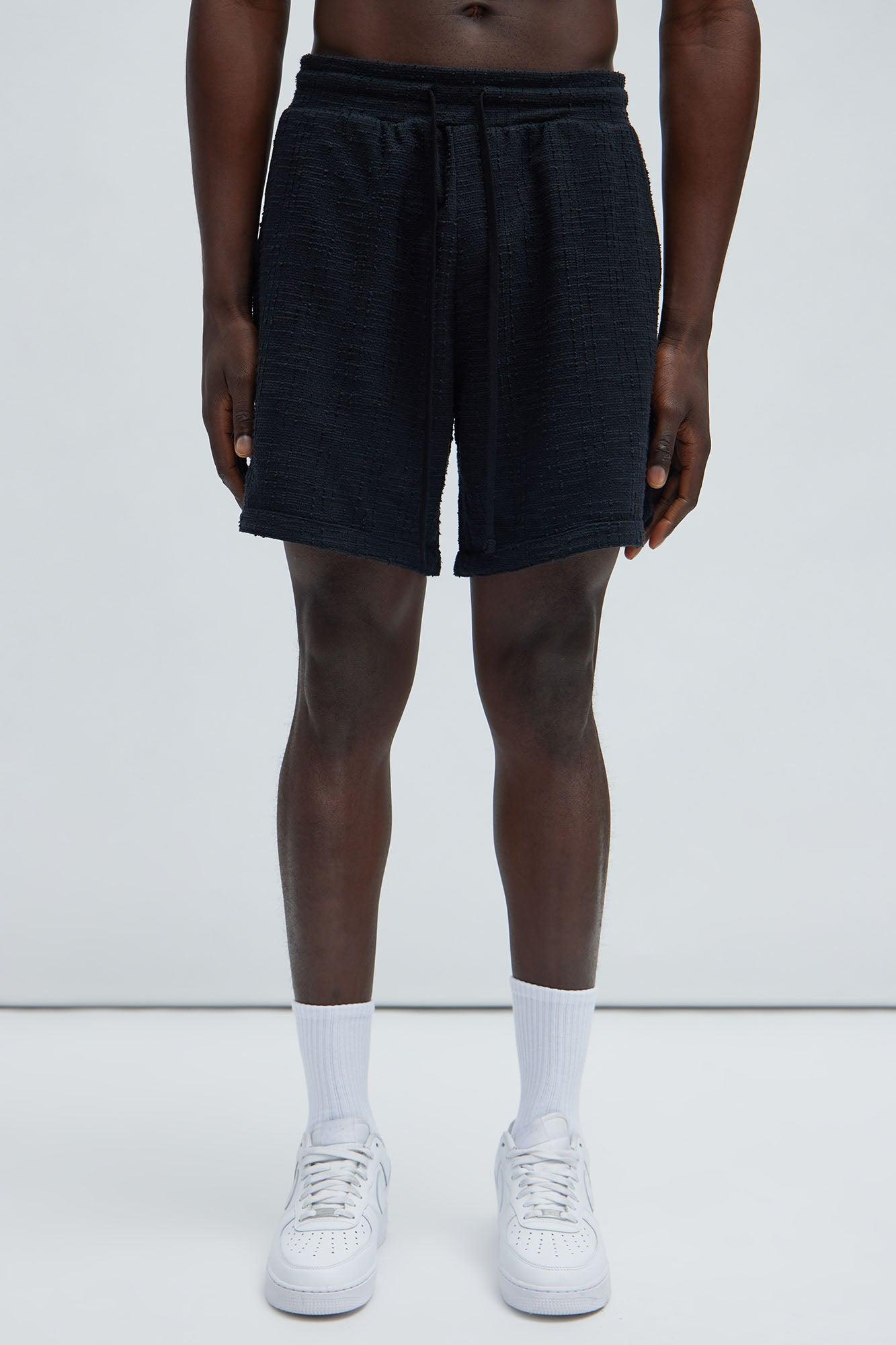 Jordan Textured Volley Shorts - Black Product Image