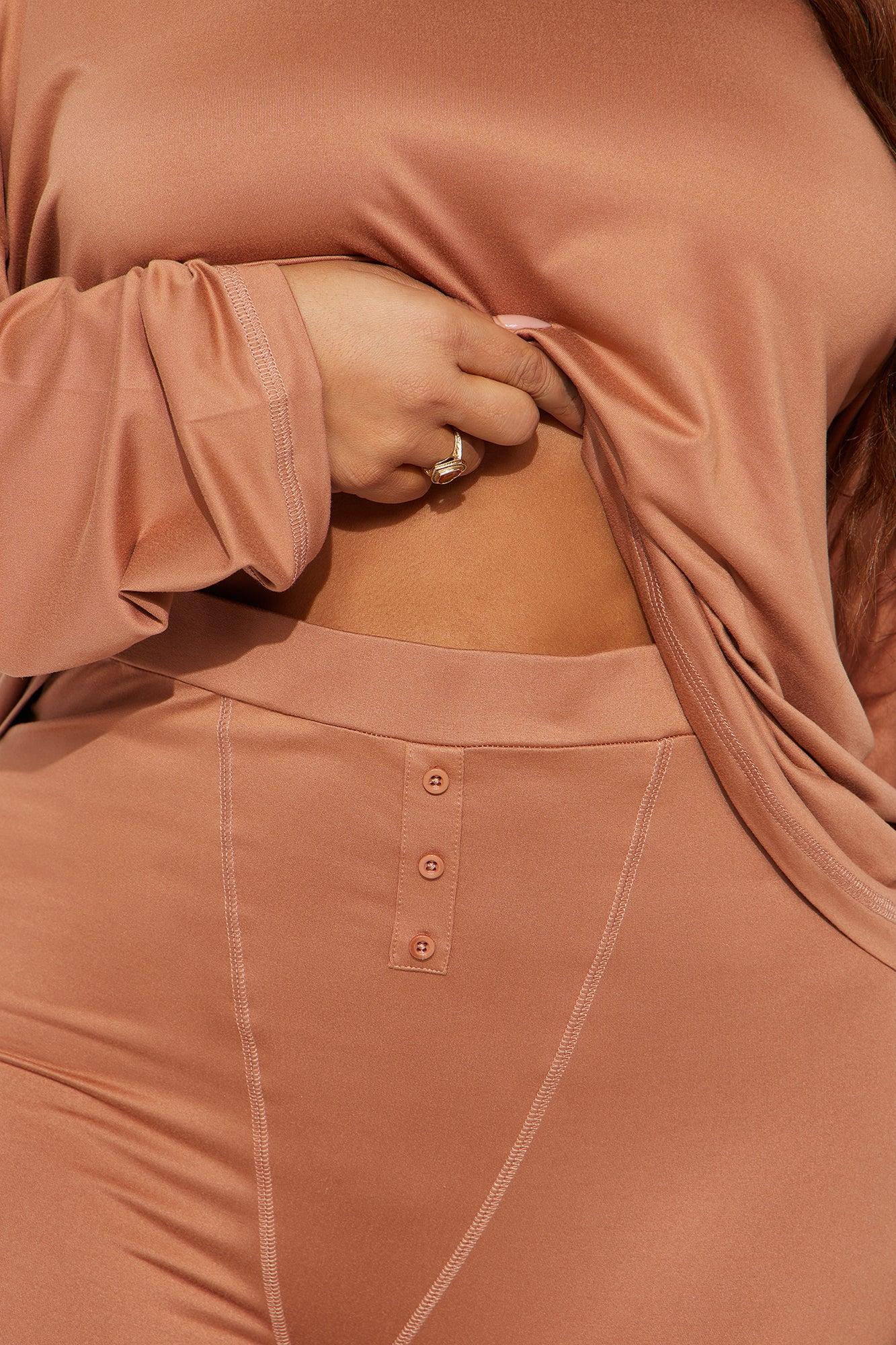 Me And You PJ Boxer Short Set - Mocha Product Image