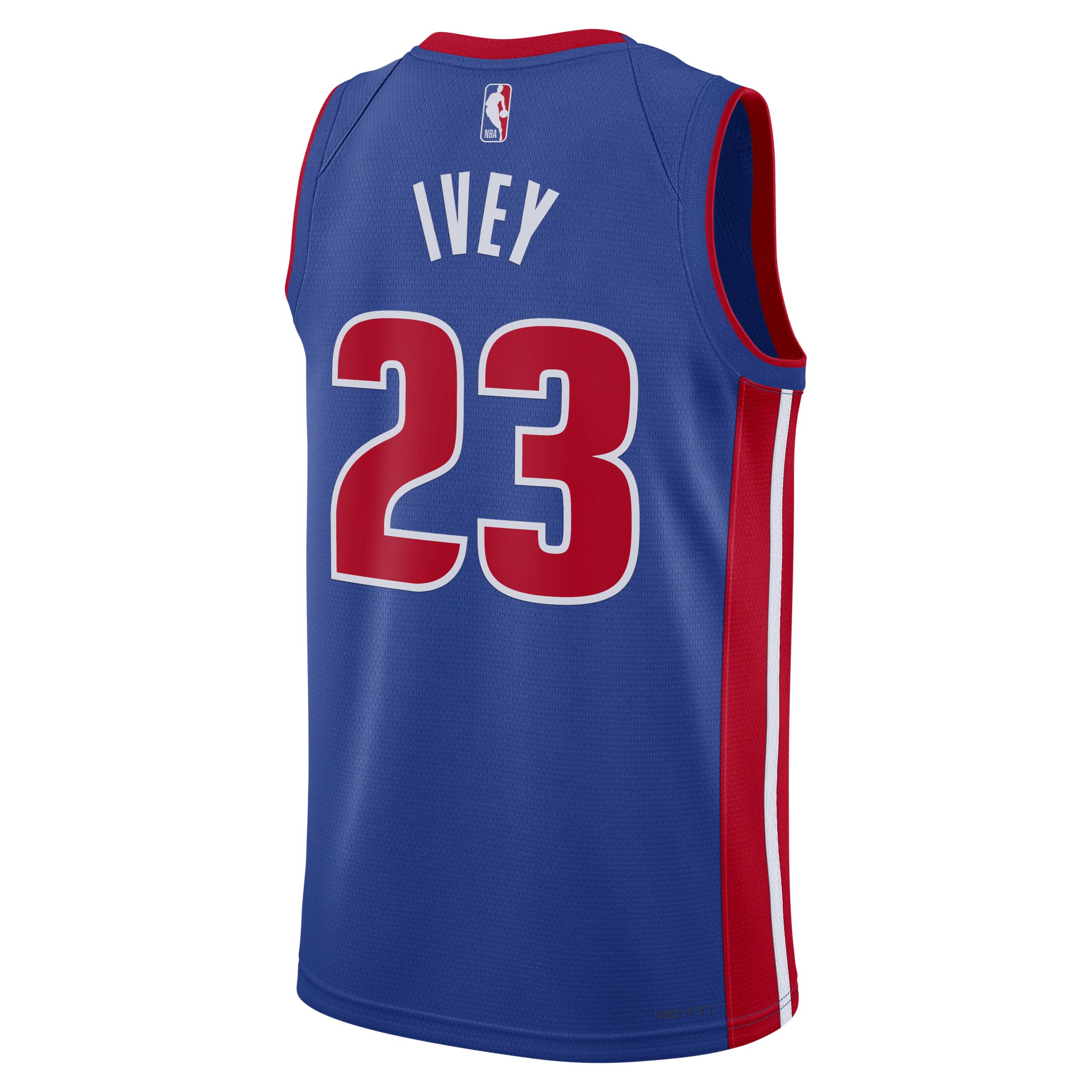 Detroit Pistons Icon Edition Nike Men's Dri-FIT NBA Swingman Jersey Product Image