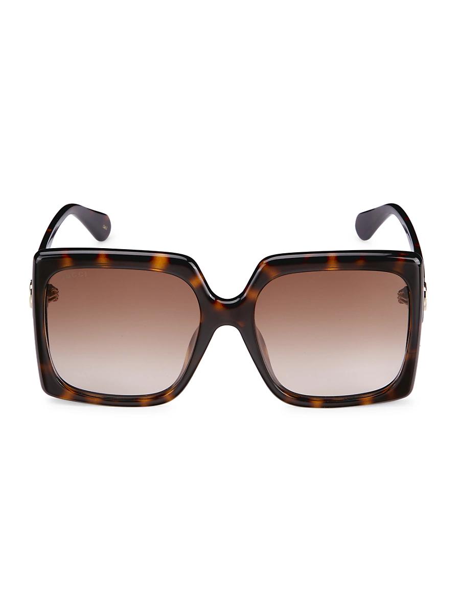 Womens Gucci Logo 59MM Oversized Square Sunglasses Product Image
