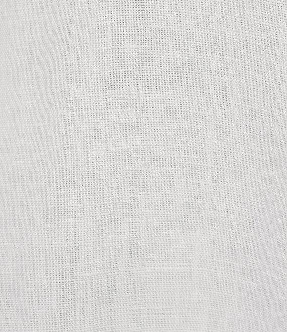 John Mark Plus Size Floral Embroidered Split V-Neck 3/4 Sleeve Tunic Product Image