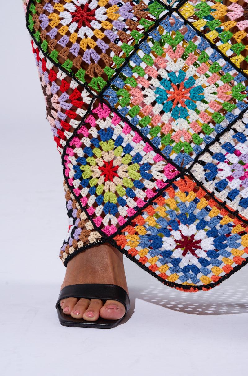 DONT LET ME GO CROCHET MAXI DRESS Product Image