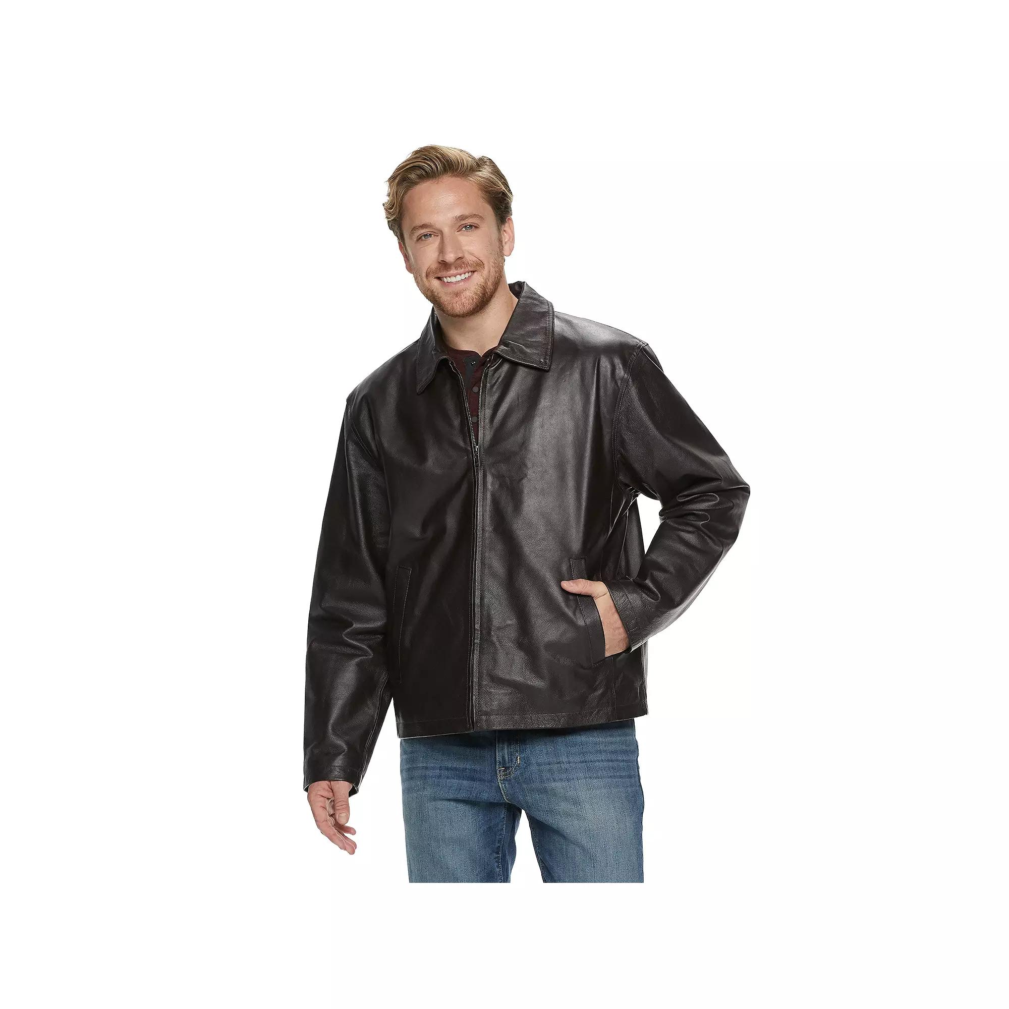 Men's Vintage Leather Jacket,  Product Image