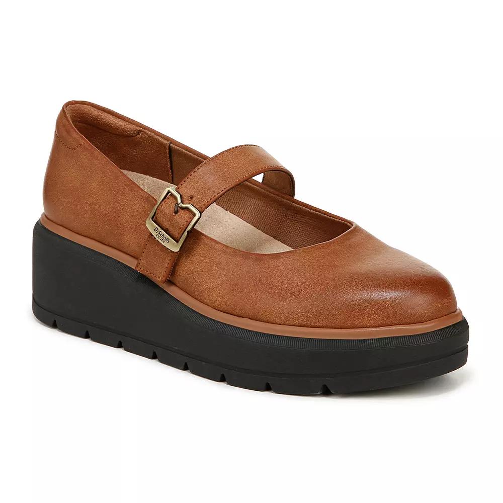 Dr. Scholl's Nice Day Max Women's Wedge Mary Janes, Size: 10, Honey Brown Product Image