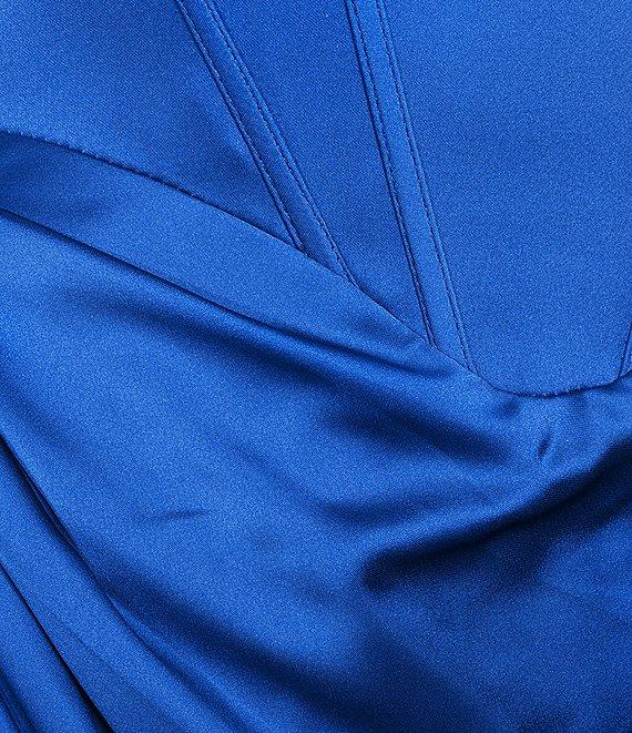 GB Social One Shoulder Satin Dress Product Image