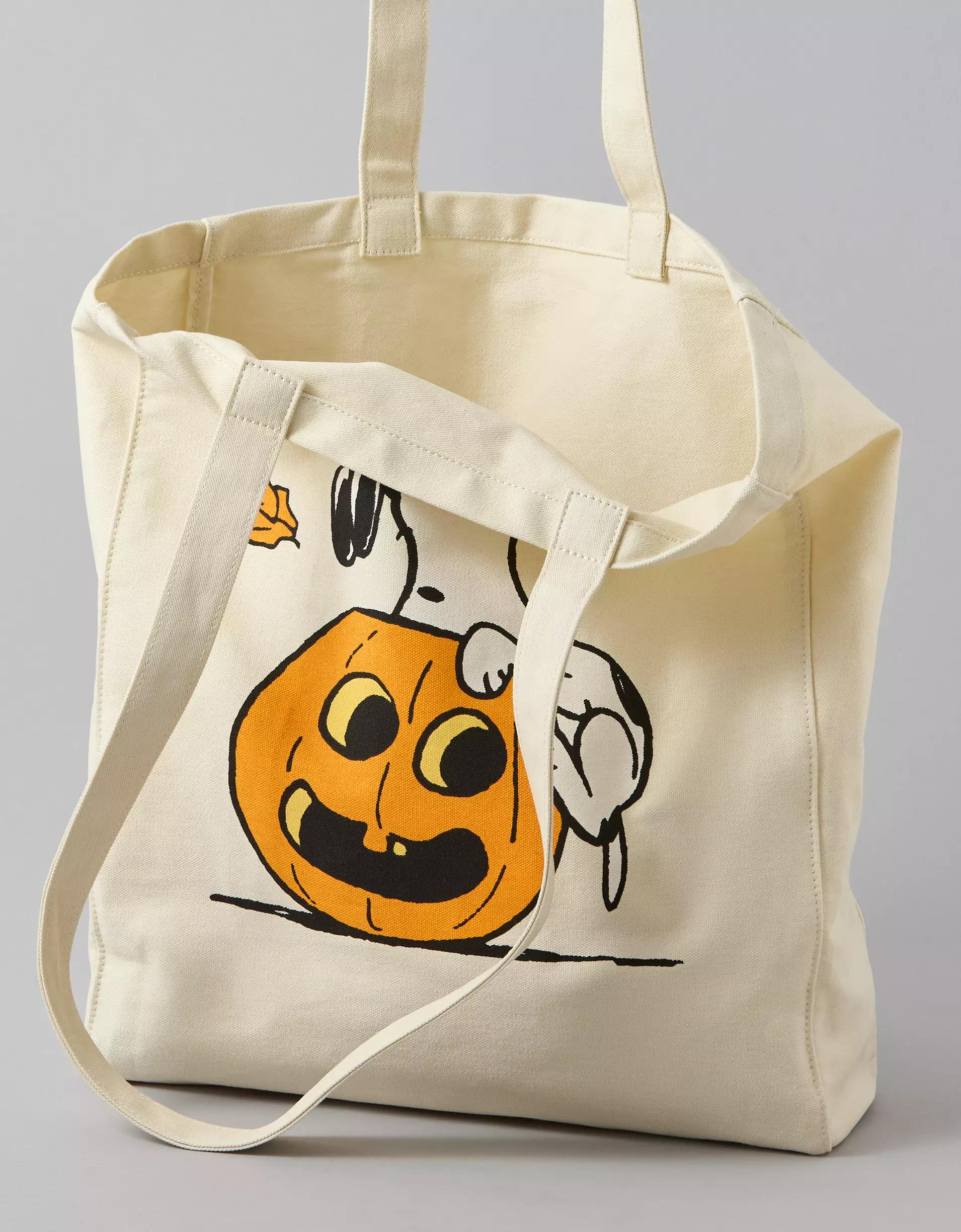 AE Snoopy Halloween Canvas Tote Bag Product Image