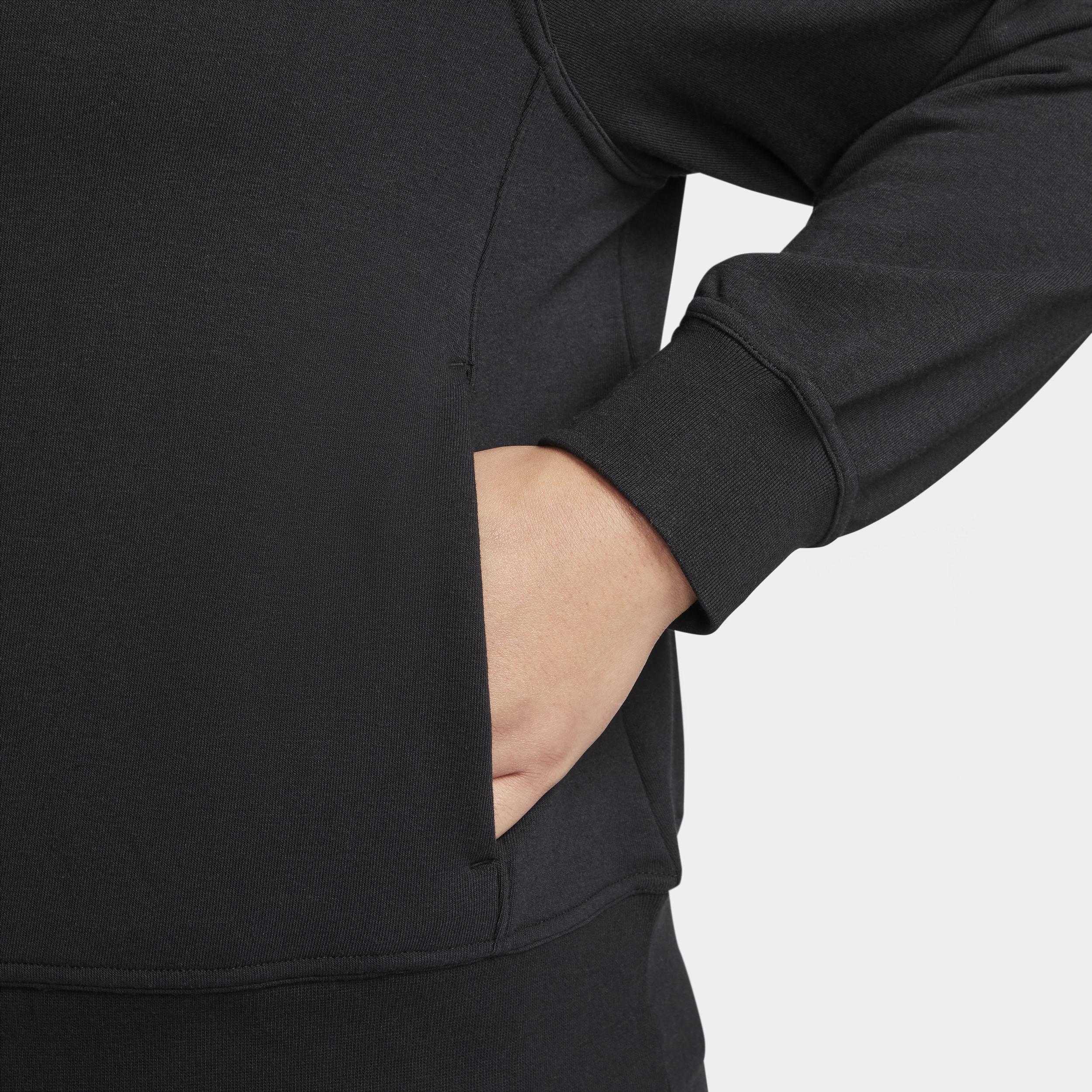 Nike Womens Dri-FIT One Full-Zip French Terry Hoodie (Plus Size) | FB5202-010 Product Image