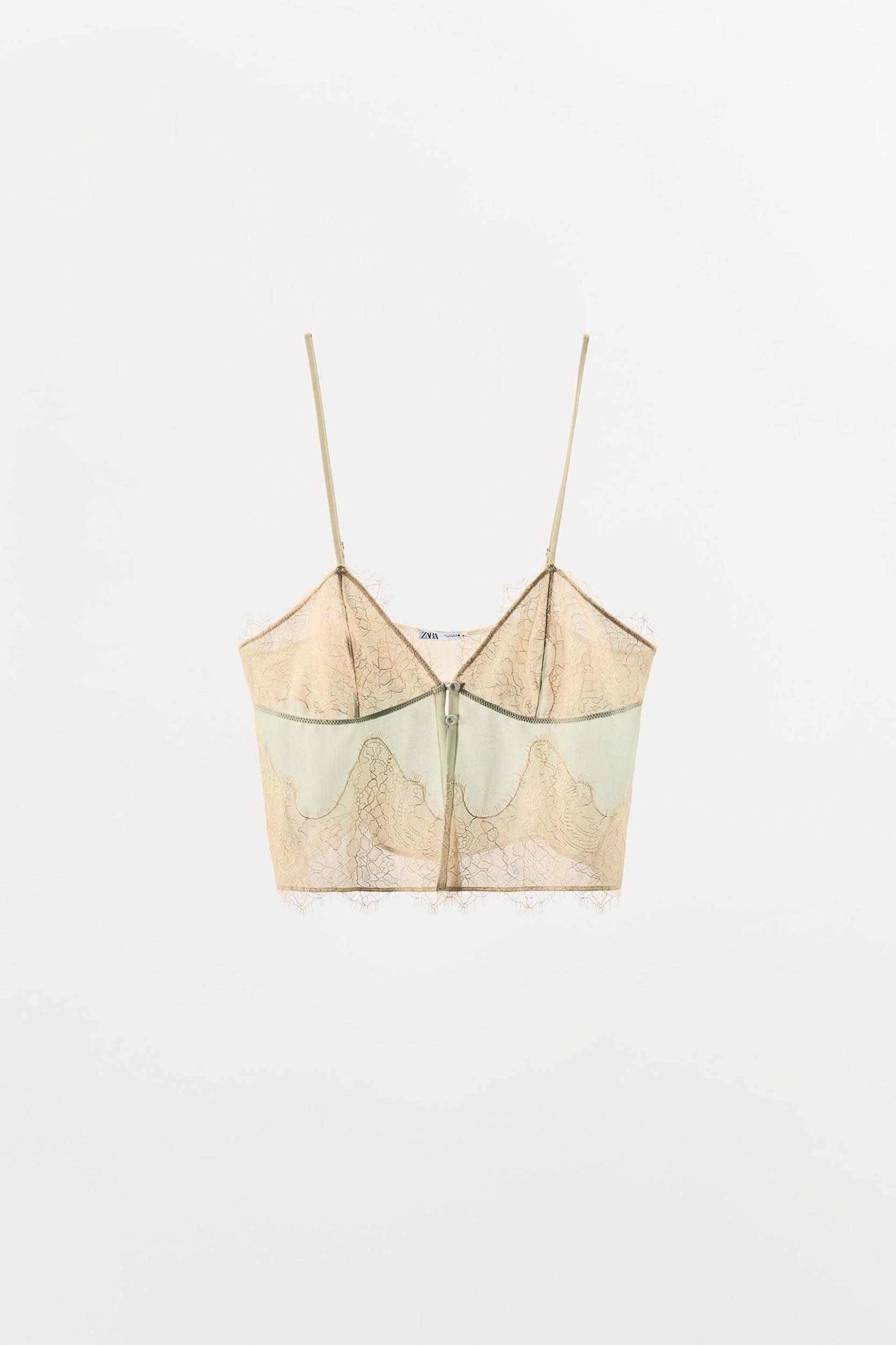 LACE STRAP CAMISOLE TOP Product Image