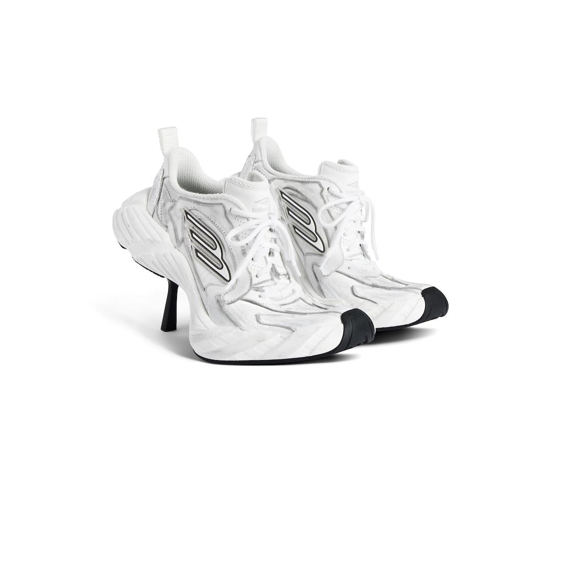 Women's Monday Heel Shoe in White/black/grey Product Image