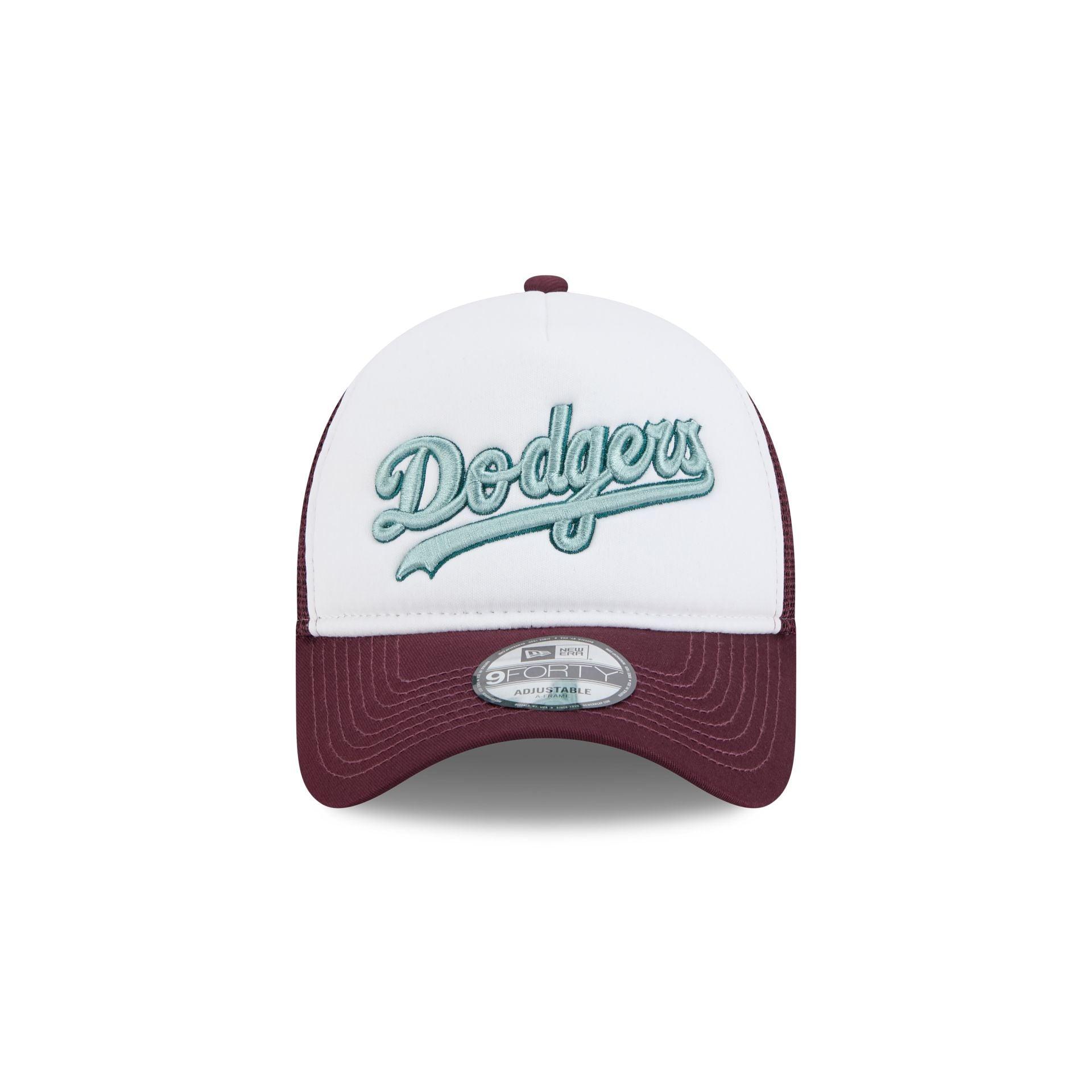 Los Angeles Dodgers Optic White 9FORTY A-Frame Snapback Hat Male Product Image