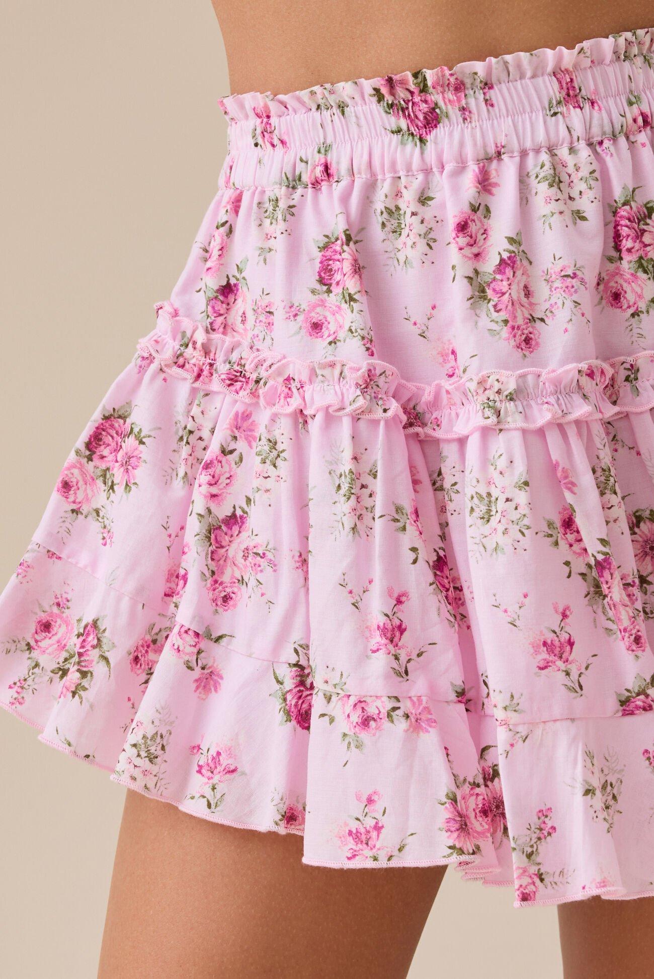 Ardith Ruffled Mini Skirt Product Image