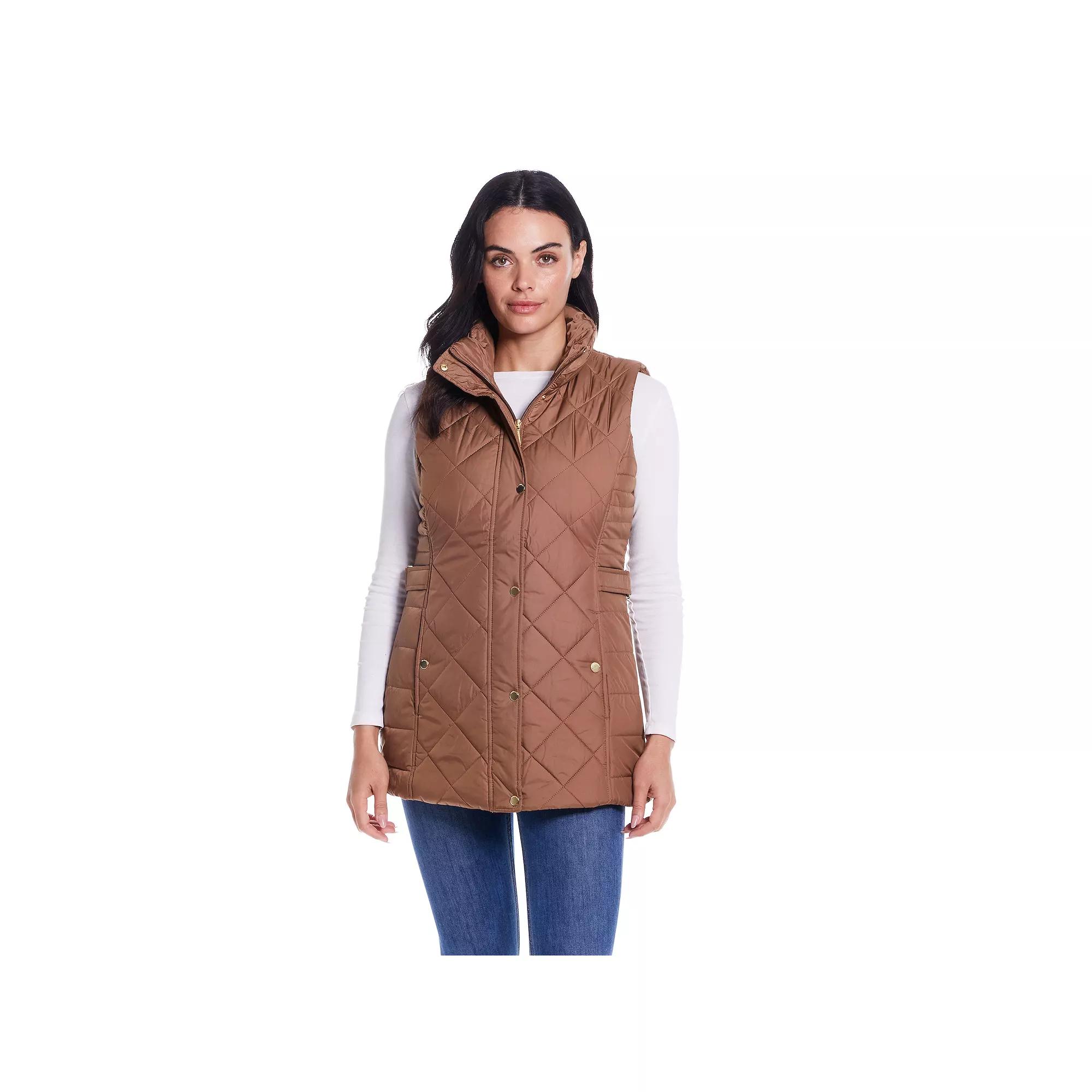 Women's Weathercast Quilted Longline Vest,  Product Image