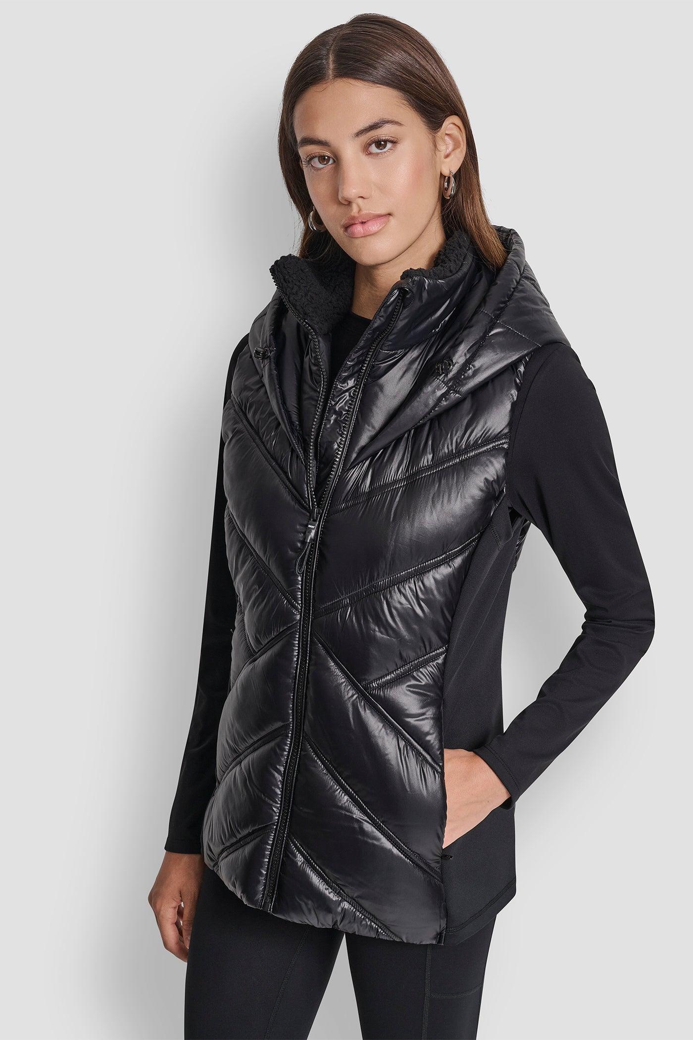 SCUBA-PANELED PUFFER VEST Product Image