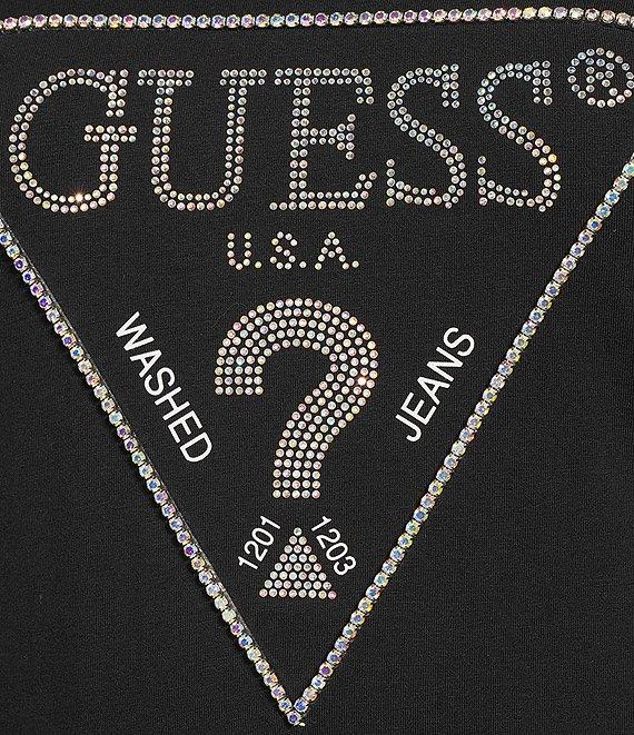 Guess Short Sleeve Embellished Logo T-Shirt Product Image