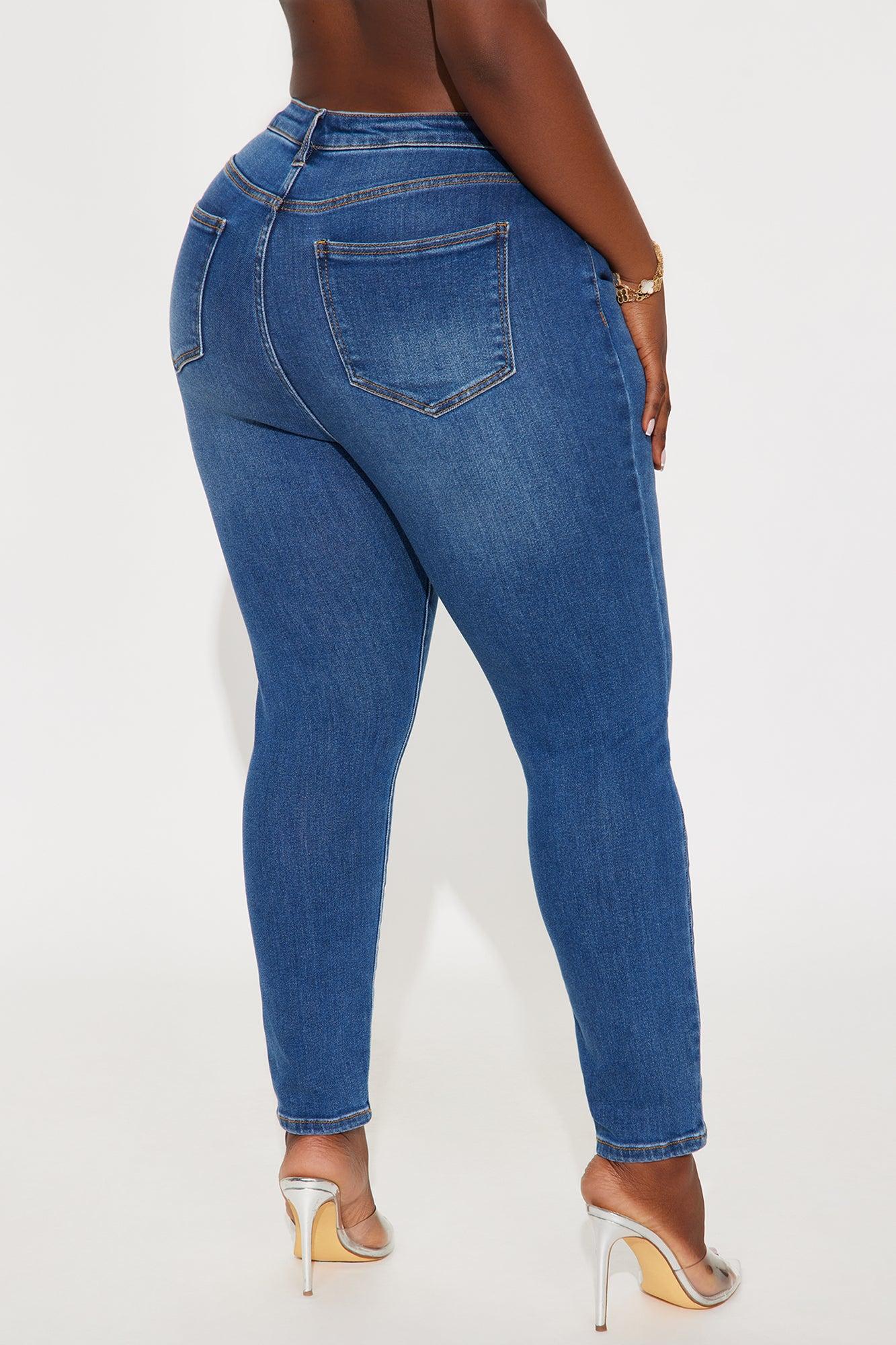 Vivacious Ripped High Rise Skinny Jeans - Medium Wash Female Product Image