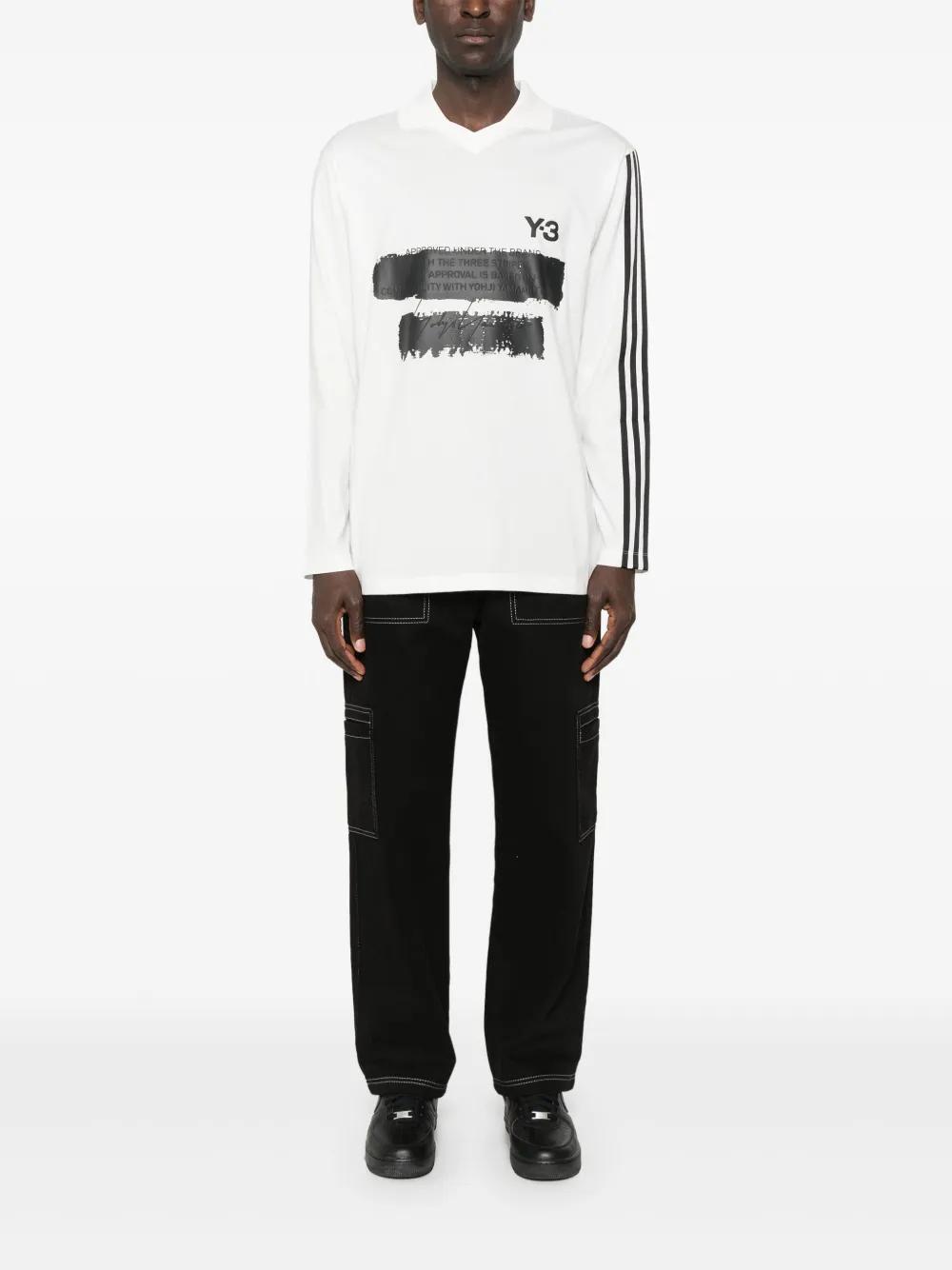 x adidas logo-print polo shirt Product Image
