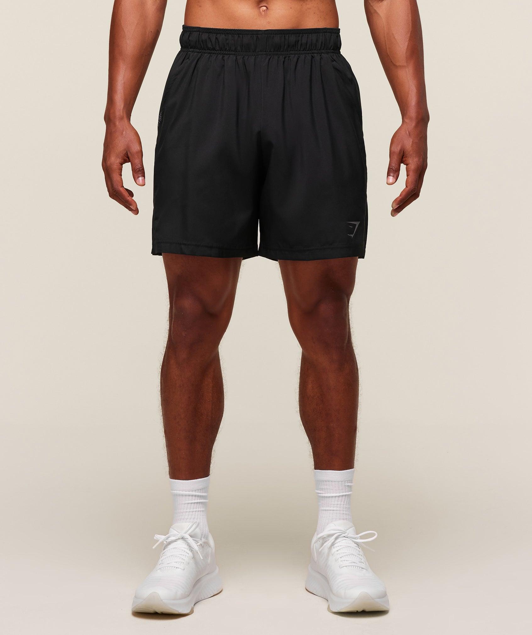 Gymshark Sport  7" Shorts - Black Male Product Image