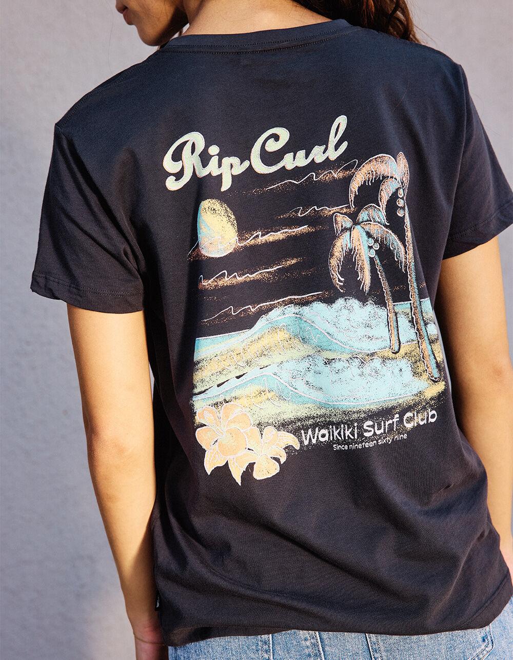 RIP CURL Waikiki Womens Tee - BLACK Product Image
