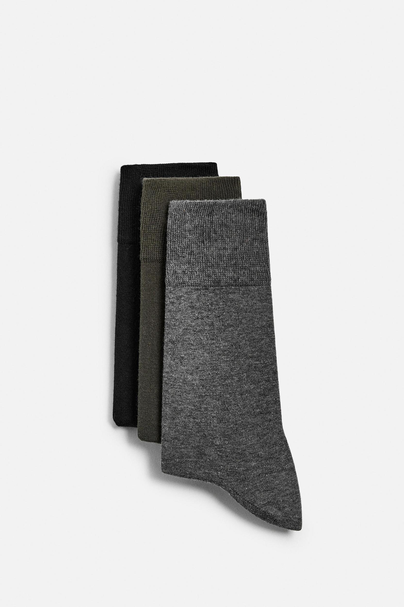 3-PACK OF TEXTURED SOCKS Product Image