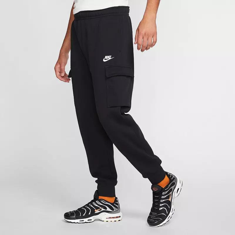 Mens Nike Sportswear Club Fleece Cargo Pants | CD3129-010 Product Image