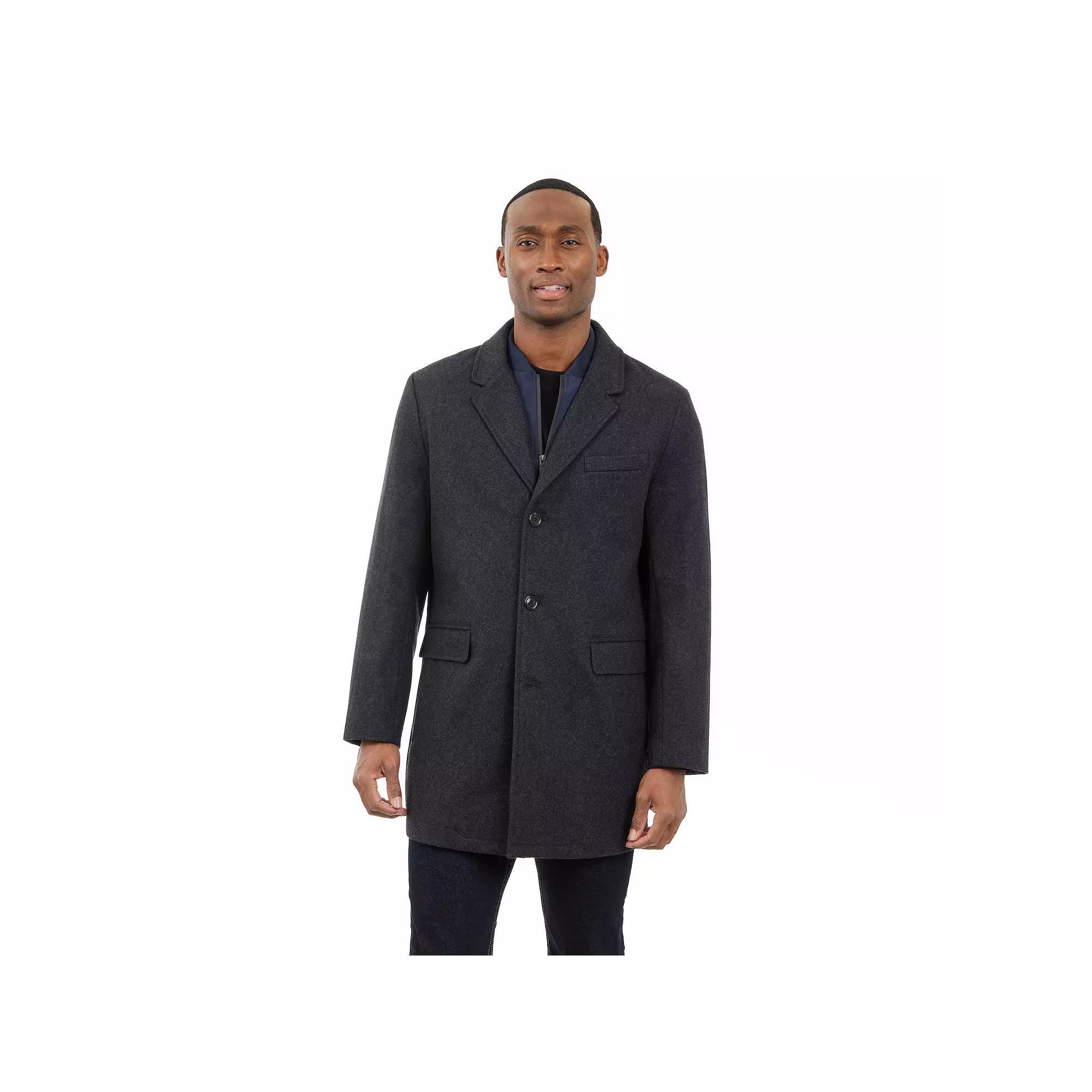 Men's London Fog Wool Blend Car Coat,  Product Image