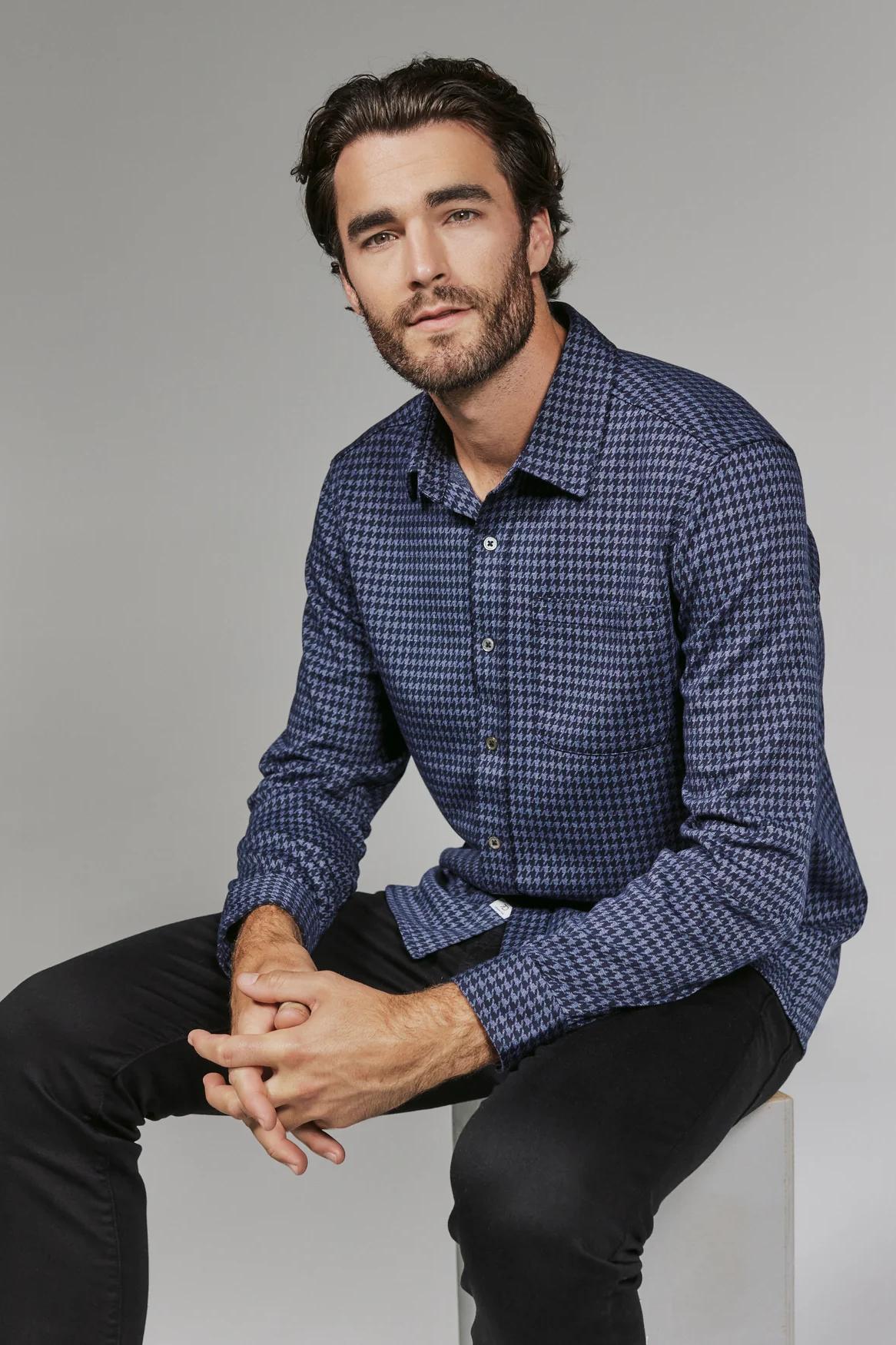 Generation Knit Shirt - Navy Product Image