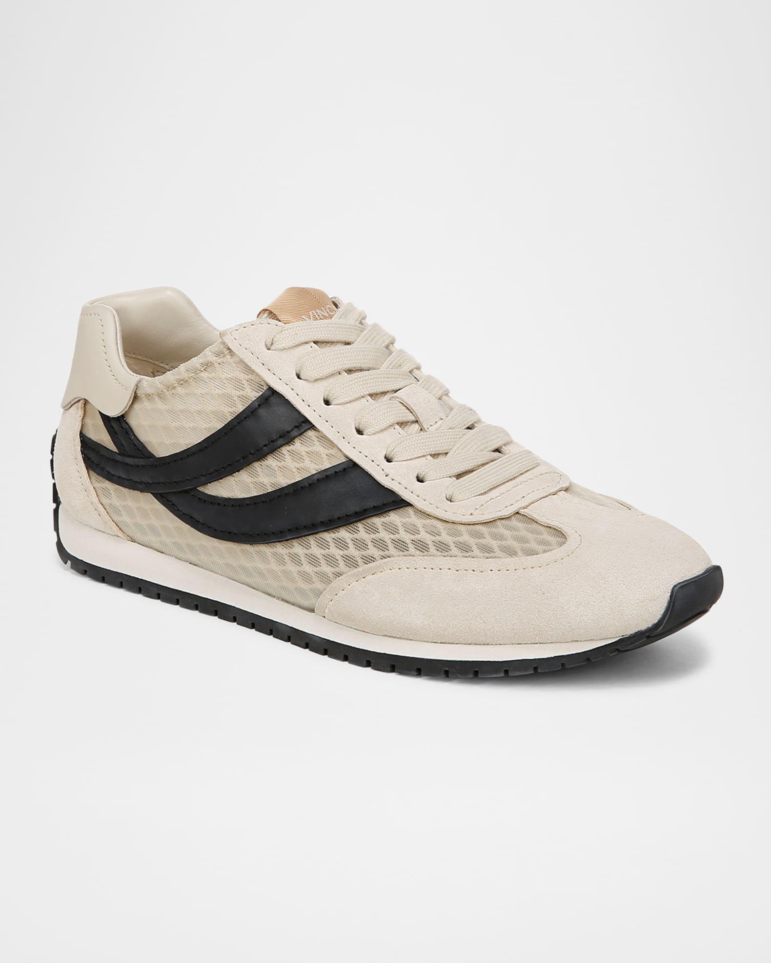 Oasis Net Leather Low-Top Sneakers Product Image
